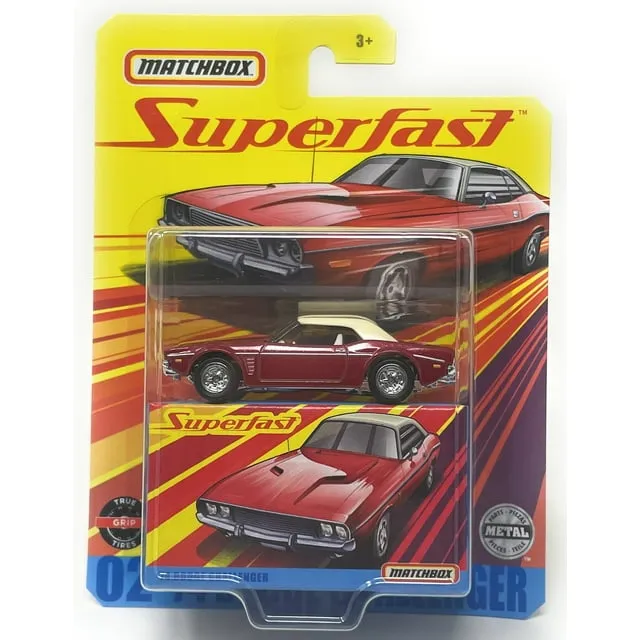 Matchbox Superfast '74 Red Dodge Challenger Diecast Collector Car