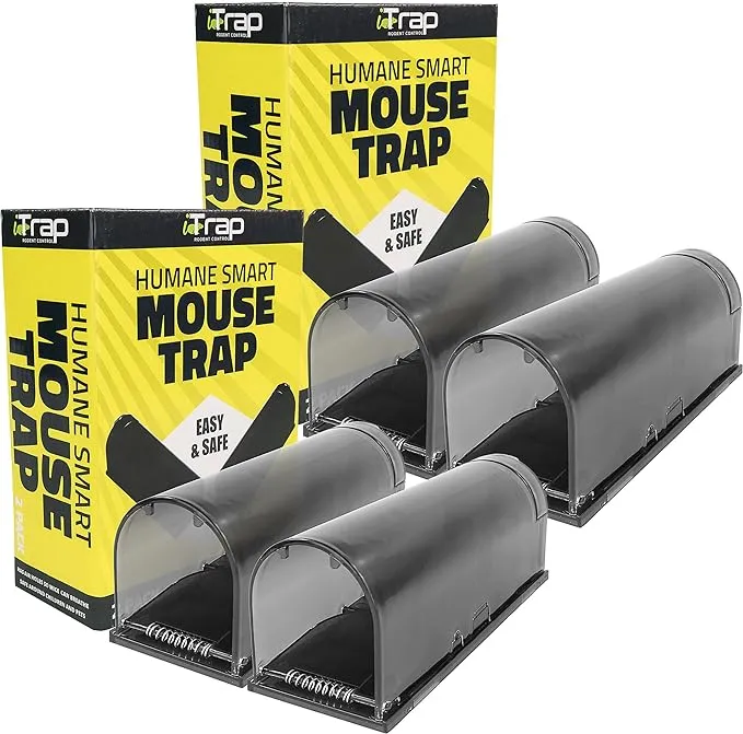 iTrap iTrap-001-S2-2<wbr/>PK Humane Live Catch &amp; Release Smart Mouse Trap Safe...