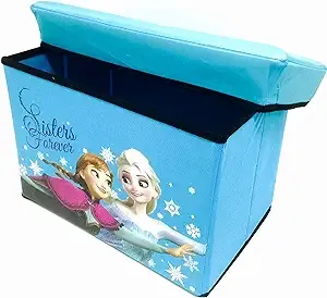 Frozen Princess Elsa Anna & Olaf Foldable Storage Box & Stool