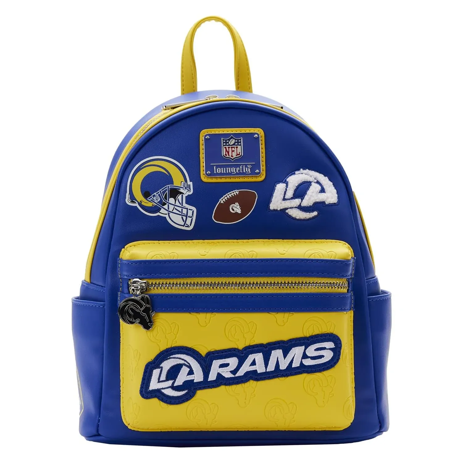 Loungefly NFL LA Rams Patches Mini Backpack