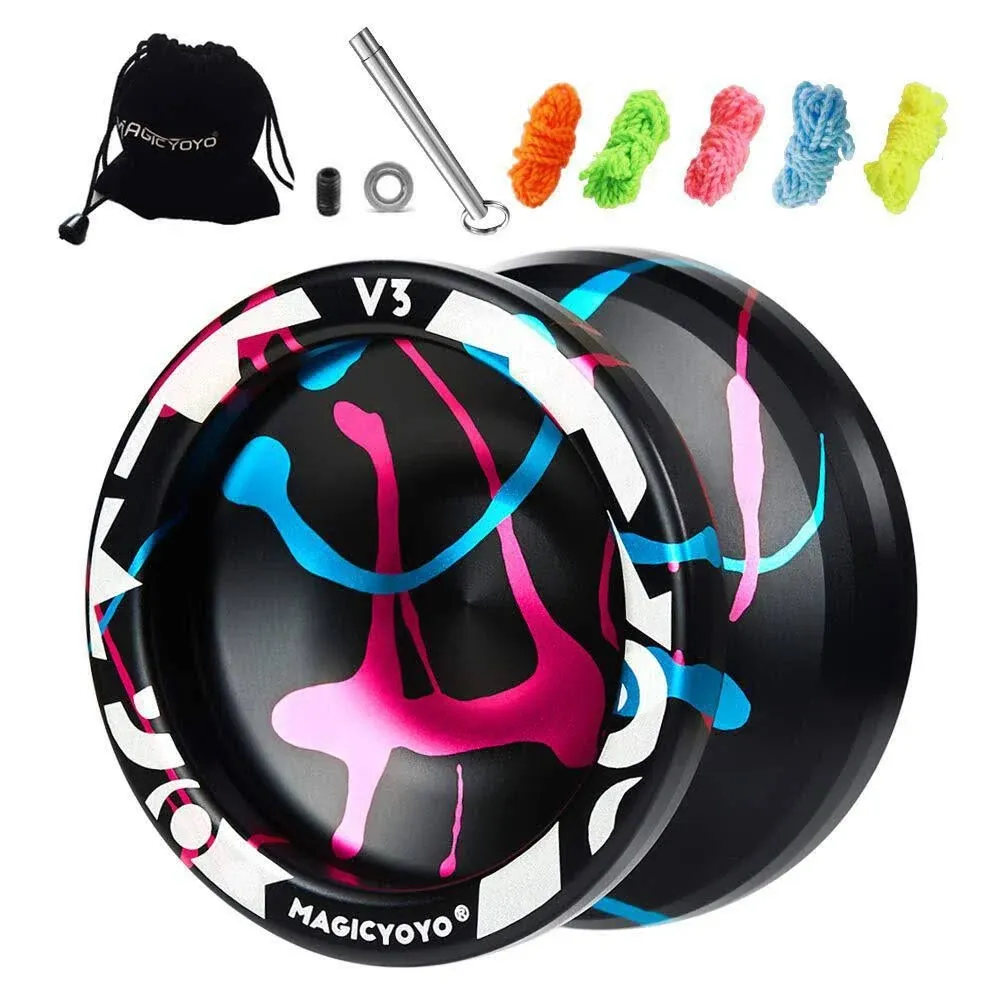 MAGICYOYO Responsive Yoyo V3, Aluminum Yoyo for Kids Beginner, Professional Yoyo ...