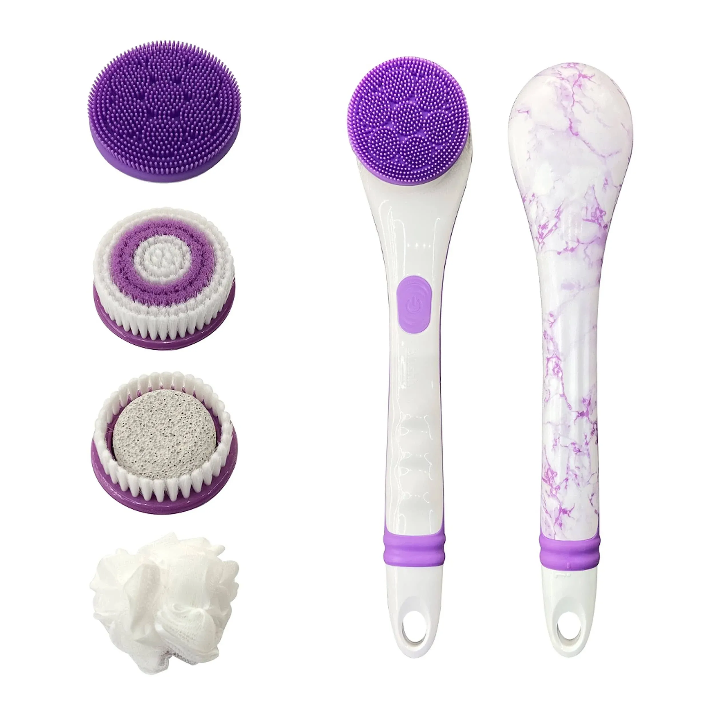 Battery Powered Body Brush With 4 Cleansing Brush Heads Exfoliating Body Brush 1