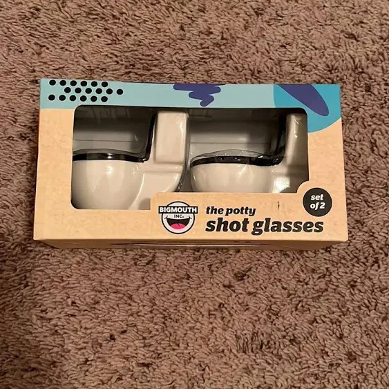 The Toilet Shot Glass Set 2 pack