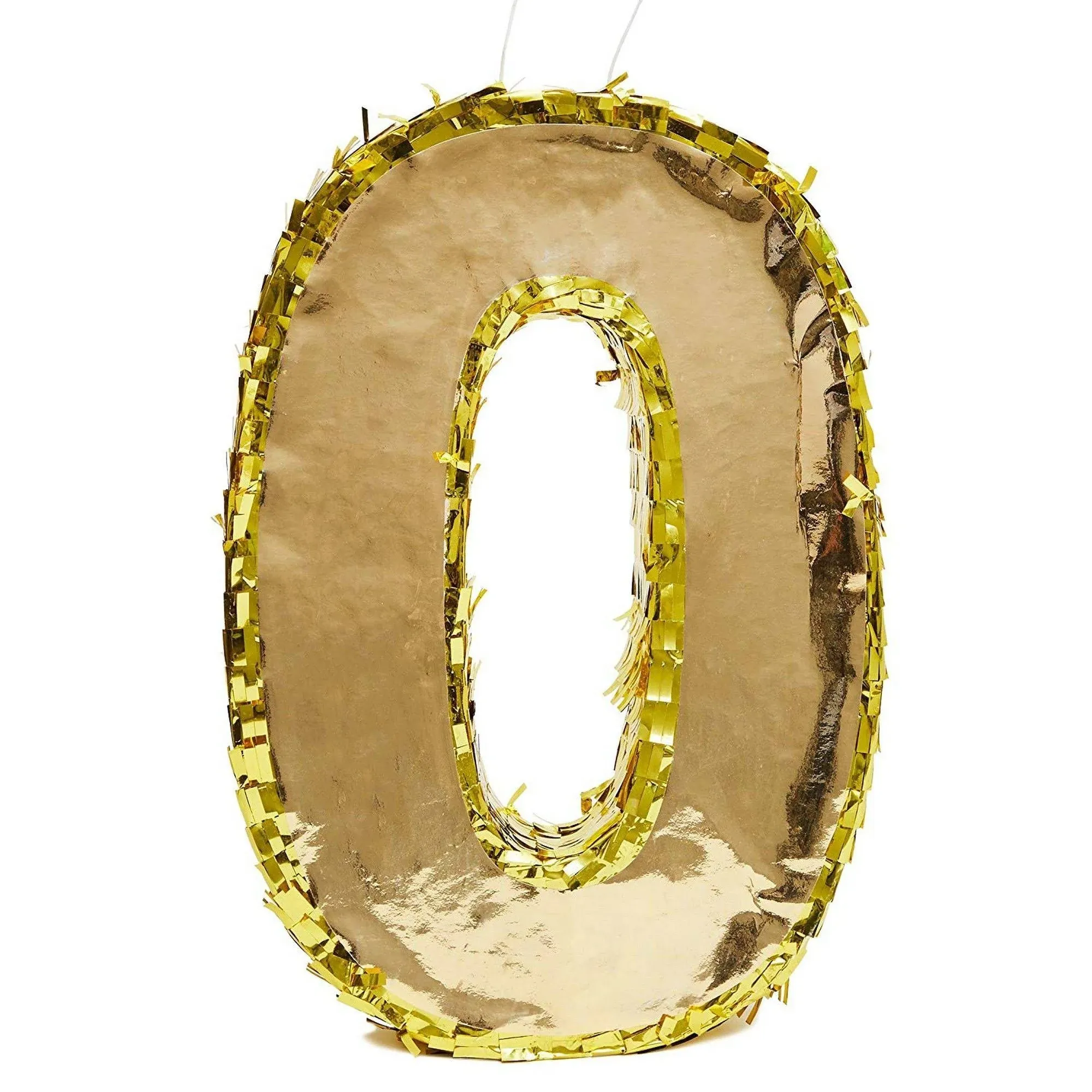 Juvale Gold Foil Number 1 Pinata for 1st Birthday Party Decorations, Centerpieces, Anniversary Celebrations (Small, 16 x 3 x 10 In)