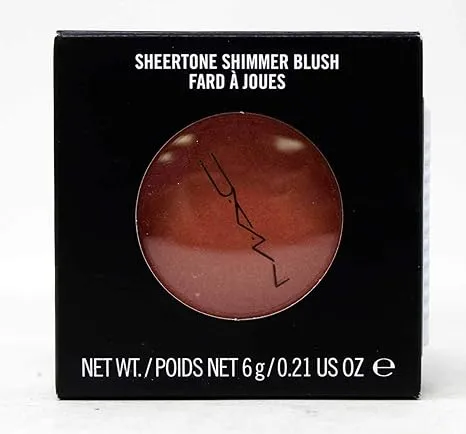 MAC Sheertone Shimmer Blush Peachtwist for Women, 6g/0.21 ounce