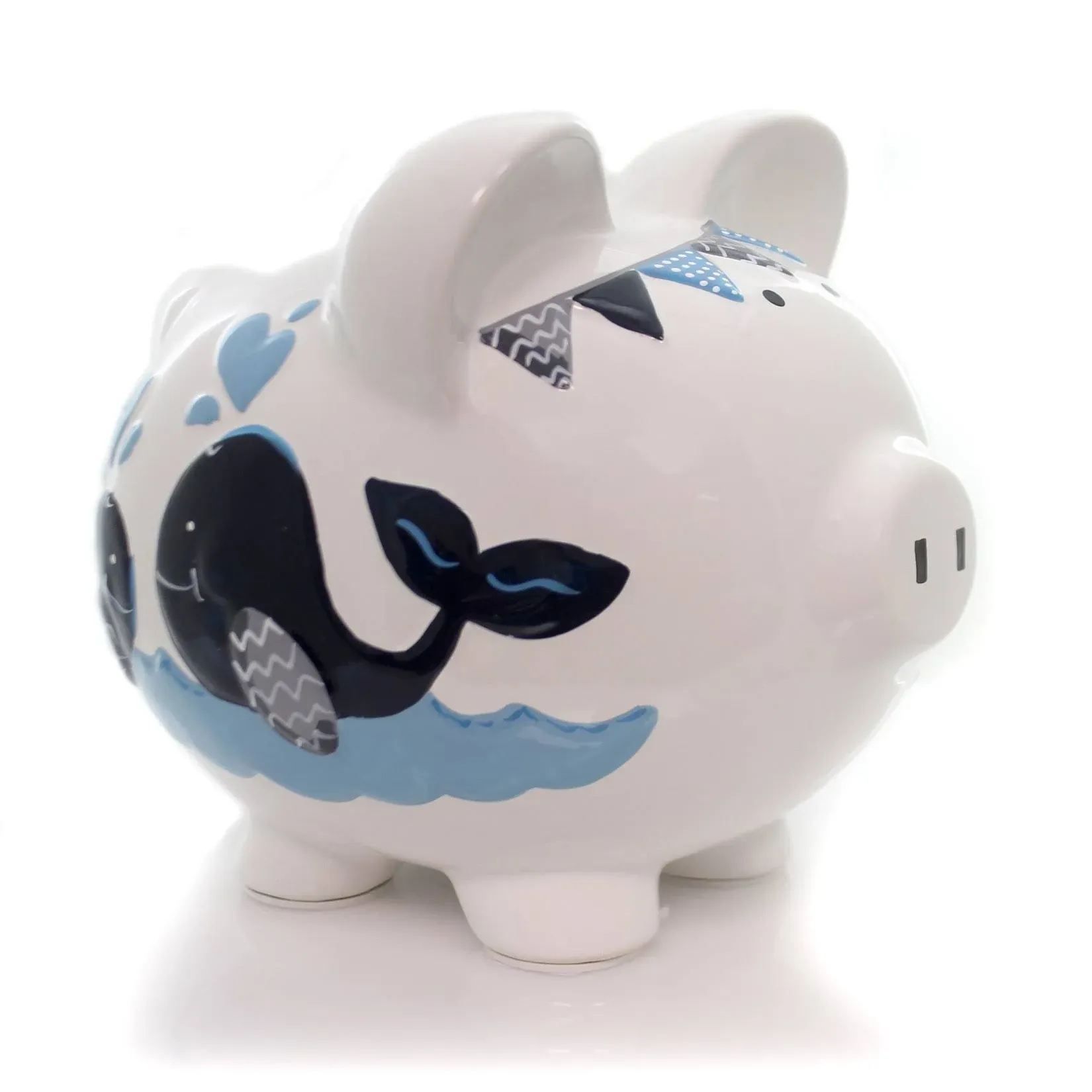 Child to Cherish Ceramic Piggy Bank for Boys (Barnyard)