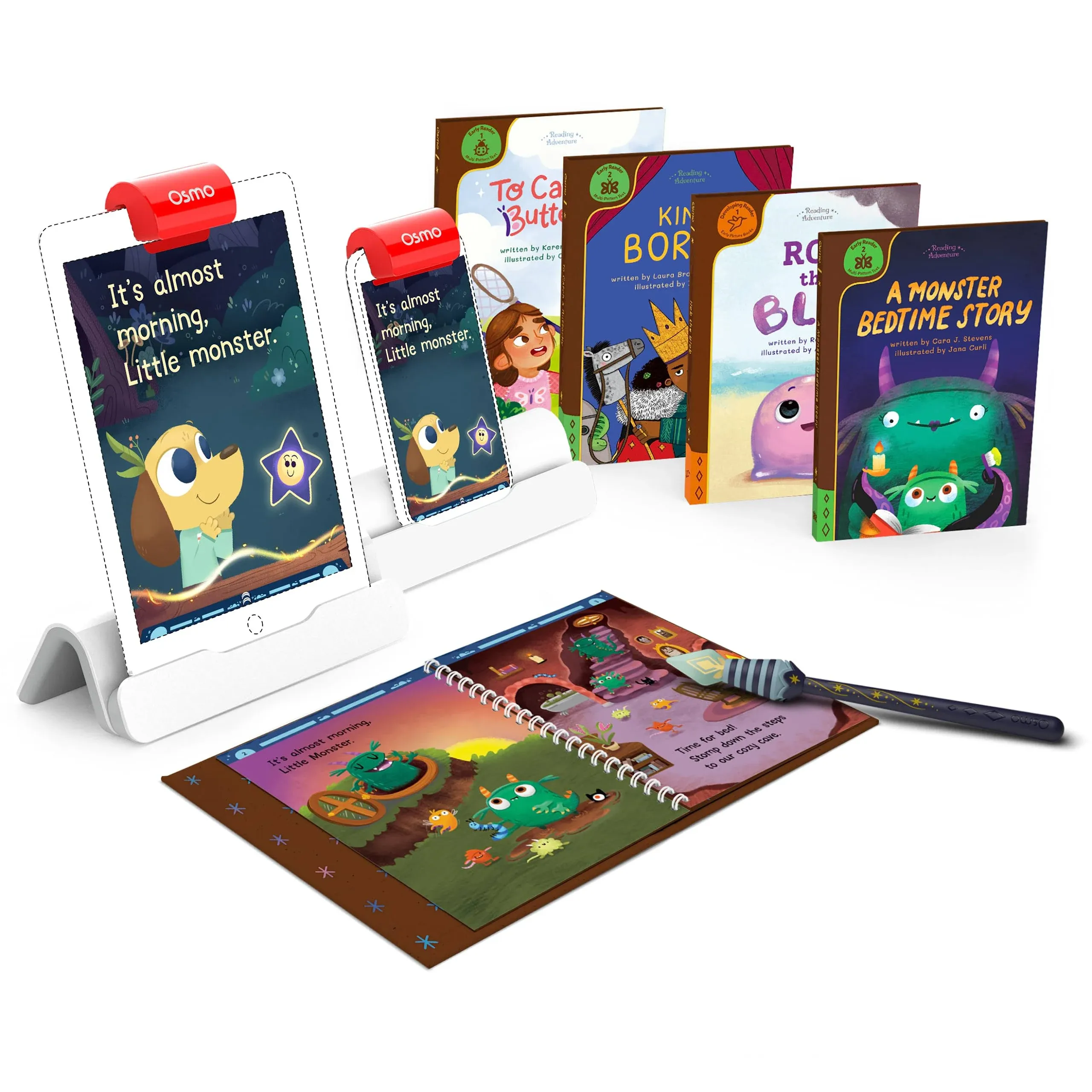 Osmo - Reading Adventure-Advanced Reader Kit for iPad + Access to 4 More Books ...