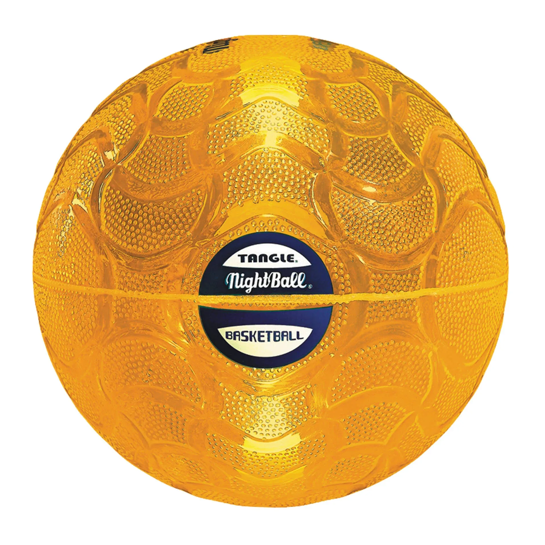 Tangle NightBall Basketball, Electric Orange