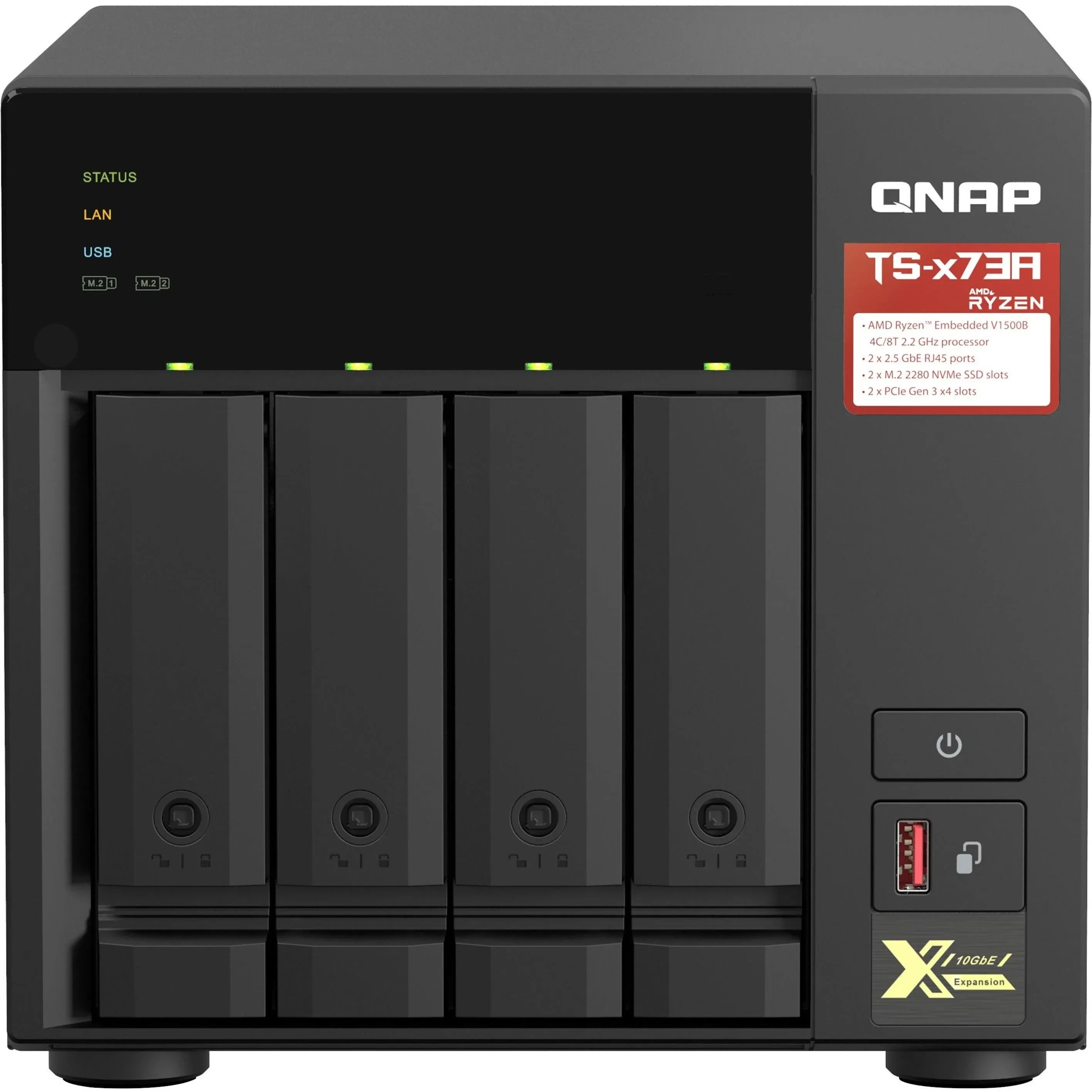 QNAP TS-473A-8G SAN/NAS Storage System