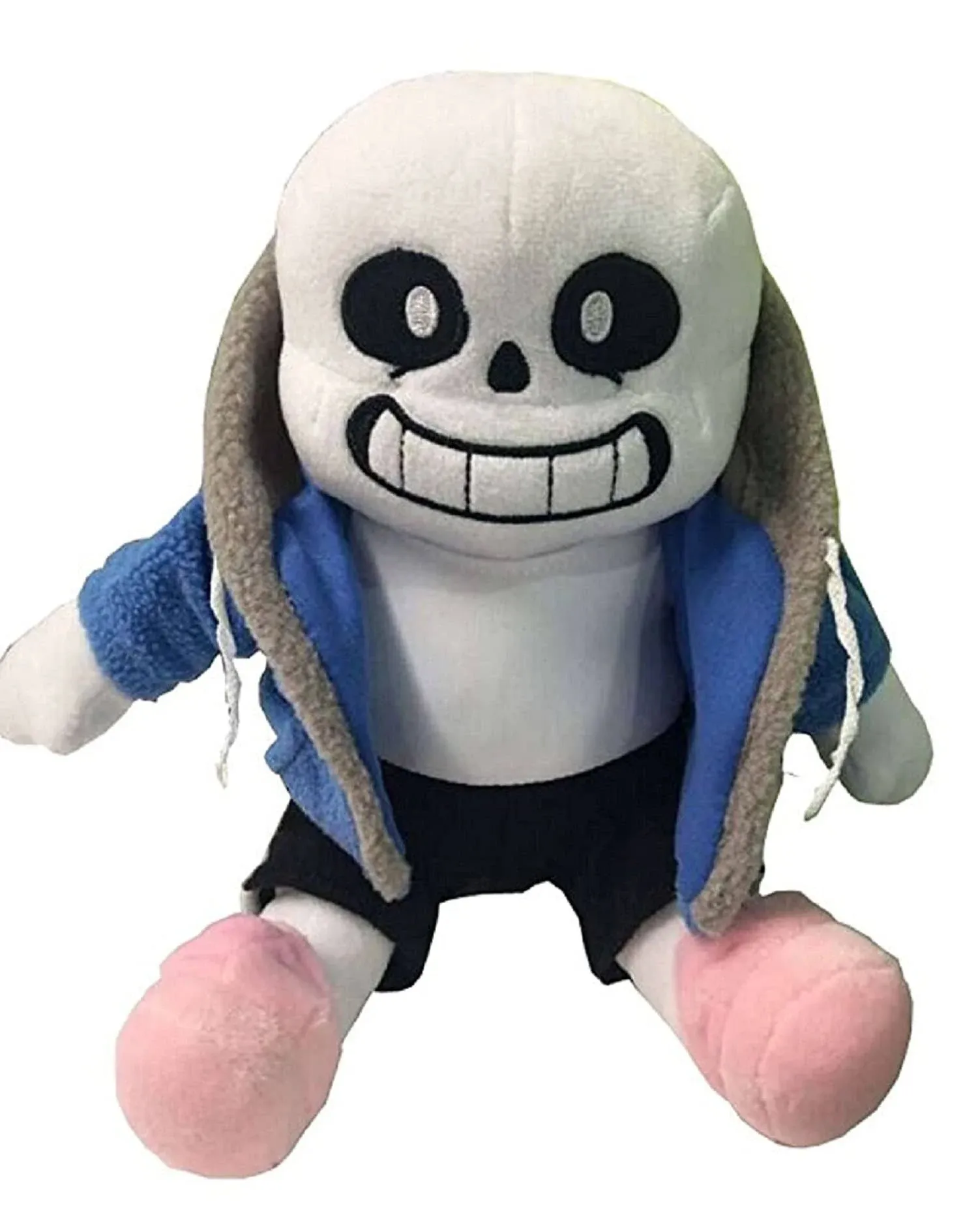 Emisorn Sans Stuffed Plush Doll Cute Toys Figures Anime Pillow Dolls Gifts for Children Blue 30 cm/13 inch (One Size, White)