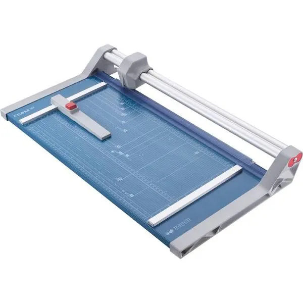 Dahle 552 Professional Rotary Trimmer, 20" Cut Length, 20 Sheet Capacity, Self-Sharpening, Dual Guide Bar, Automatic Clamp, German Engineered Paper Cutter