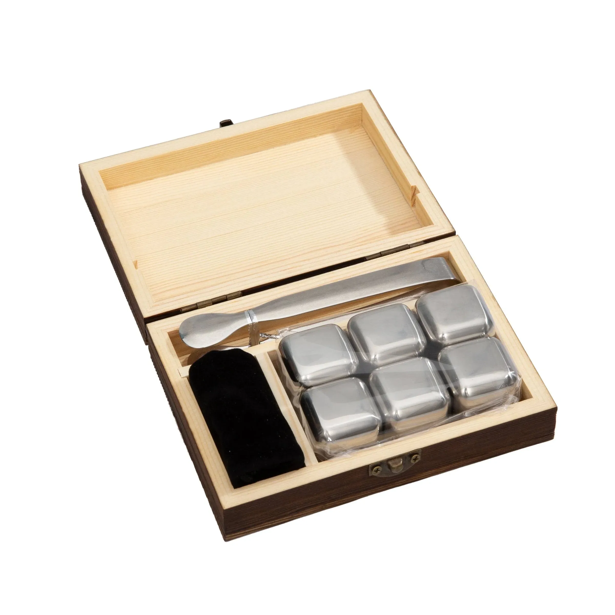 Cambridge Stainless Steel Whiskey Stone, Set of 9 - Stainless Steel