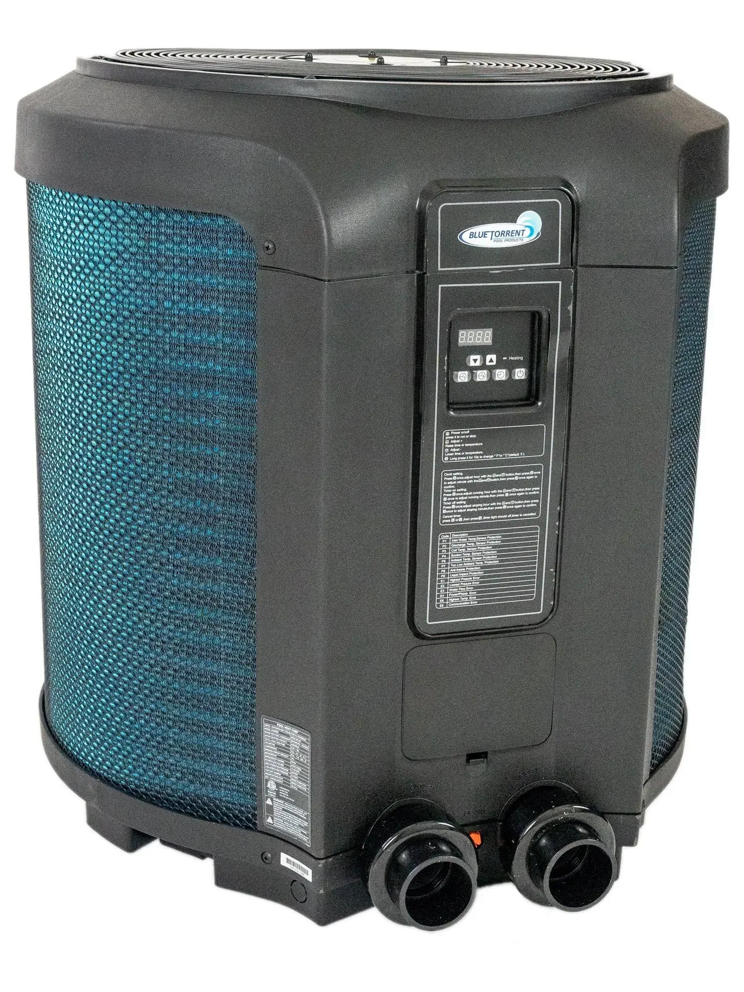 ComforTemp Heat Pump by Blue Torrent - 7,500 Gallon Pool Pump - 32,000 BTU