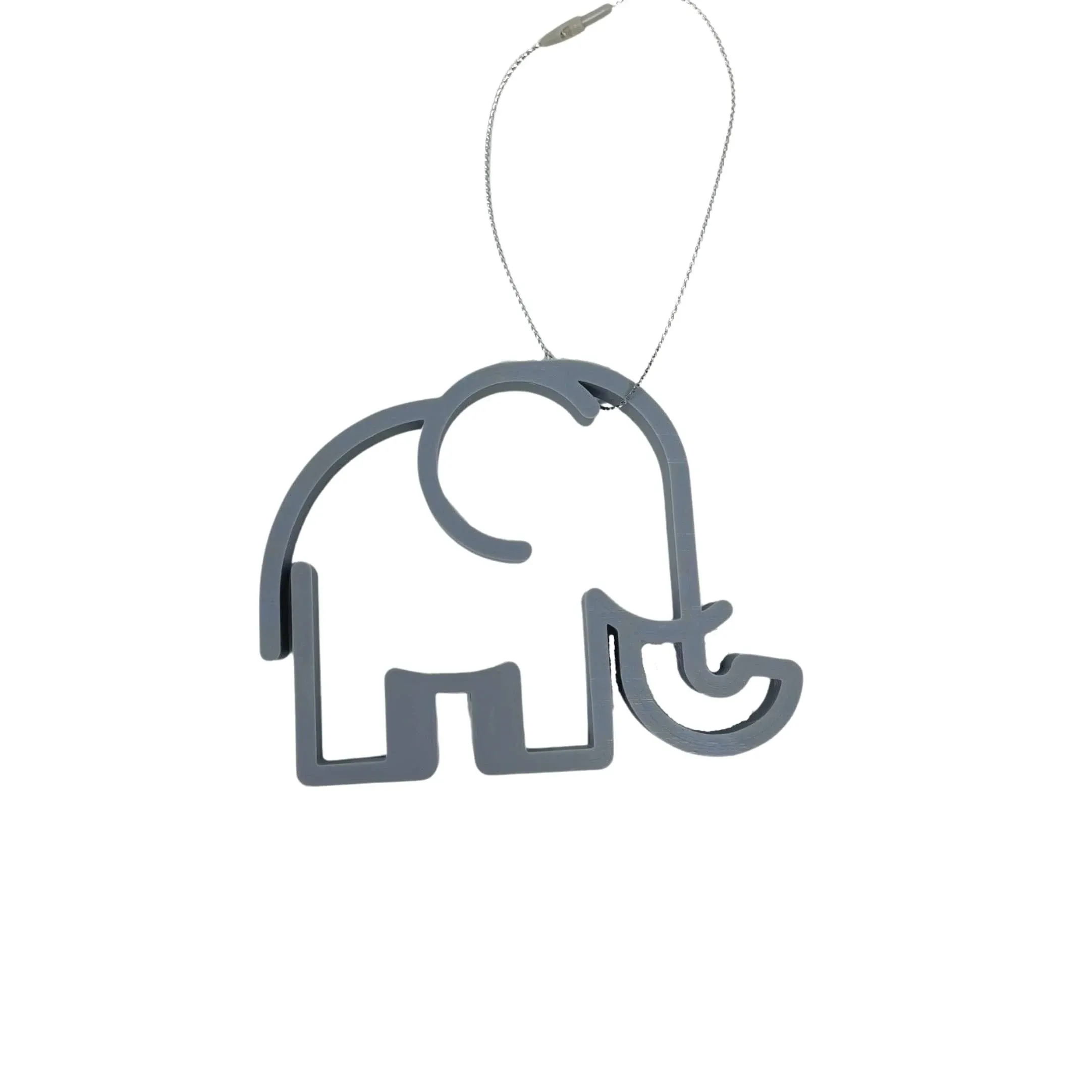 Elephant Christmas Ornament - Decorative Christmas Ornament - Decorative Holiday