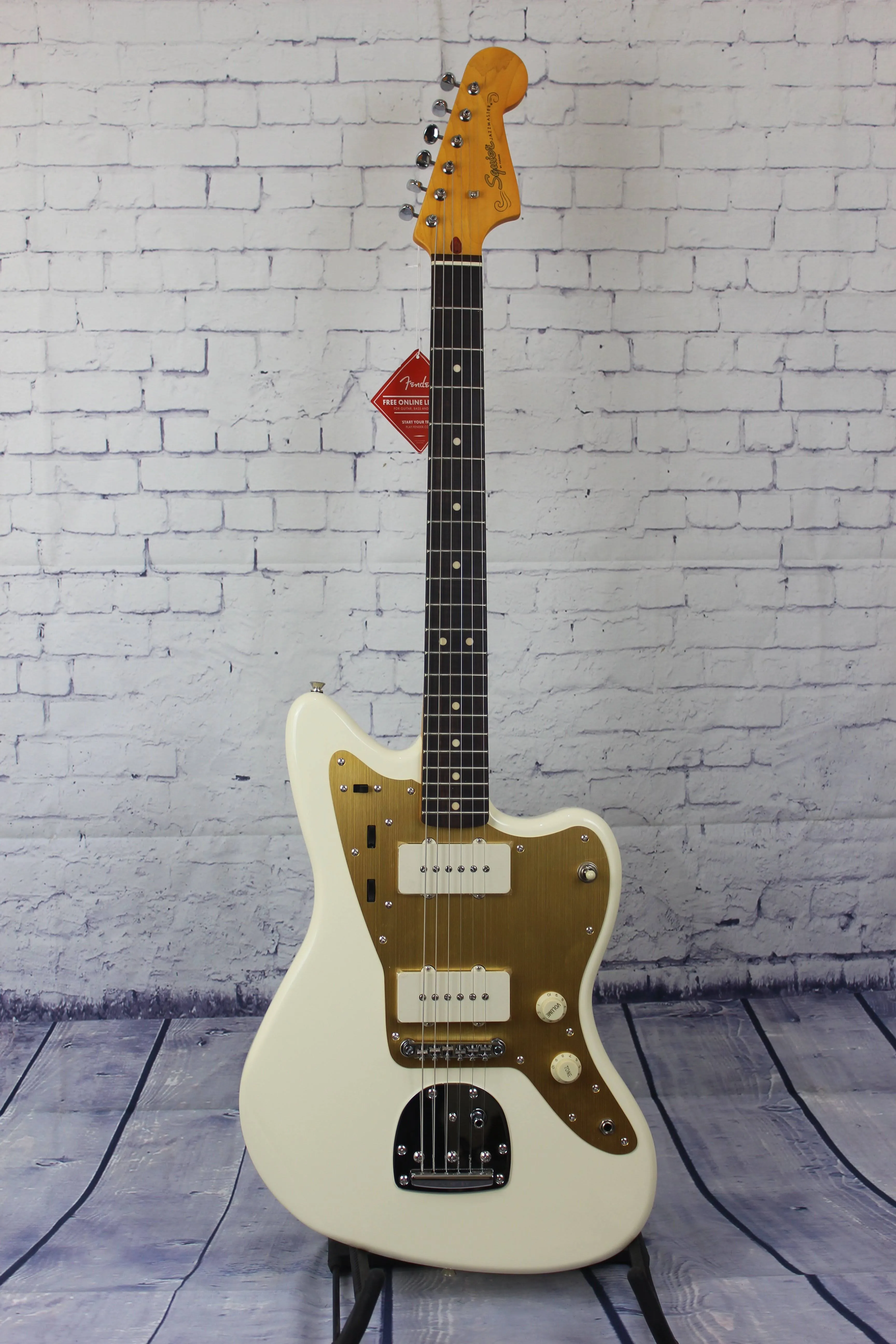 Squier J Mascis Signature Jazzmaster - Vintage White with Indian Laurel Fingerboard