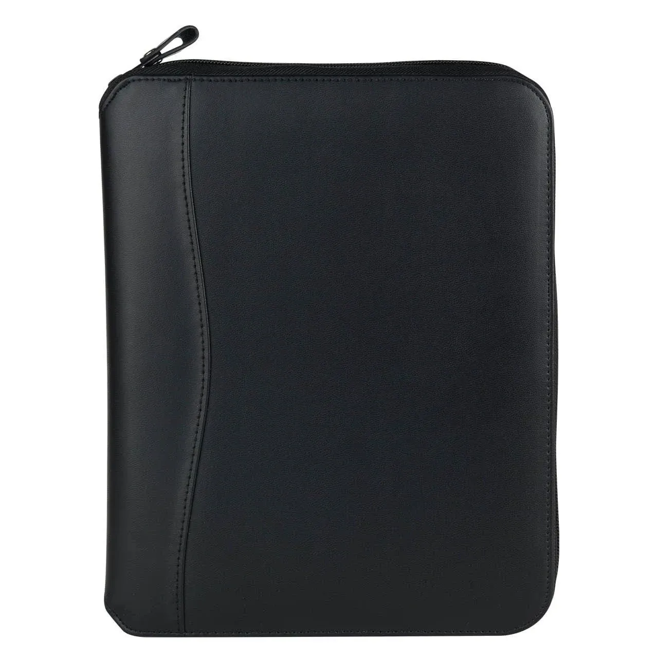 FranklinCovey - FC Basics Spacemaker Binder | Vinyl - Zipper Binder for Planners (Classic, Black)