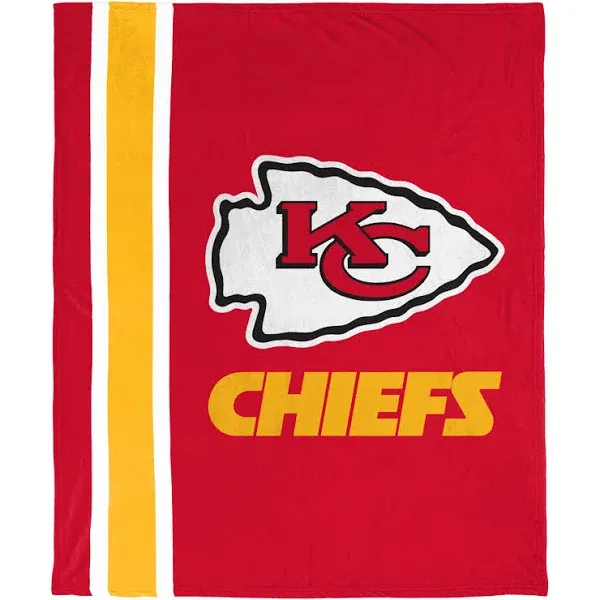 FOCO NFL Plush Soft Micro Raschel Throw Blanket, 50 x 60 Kansas City Chiefs