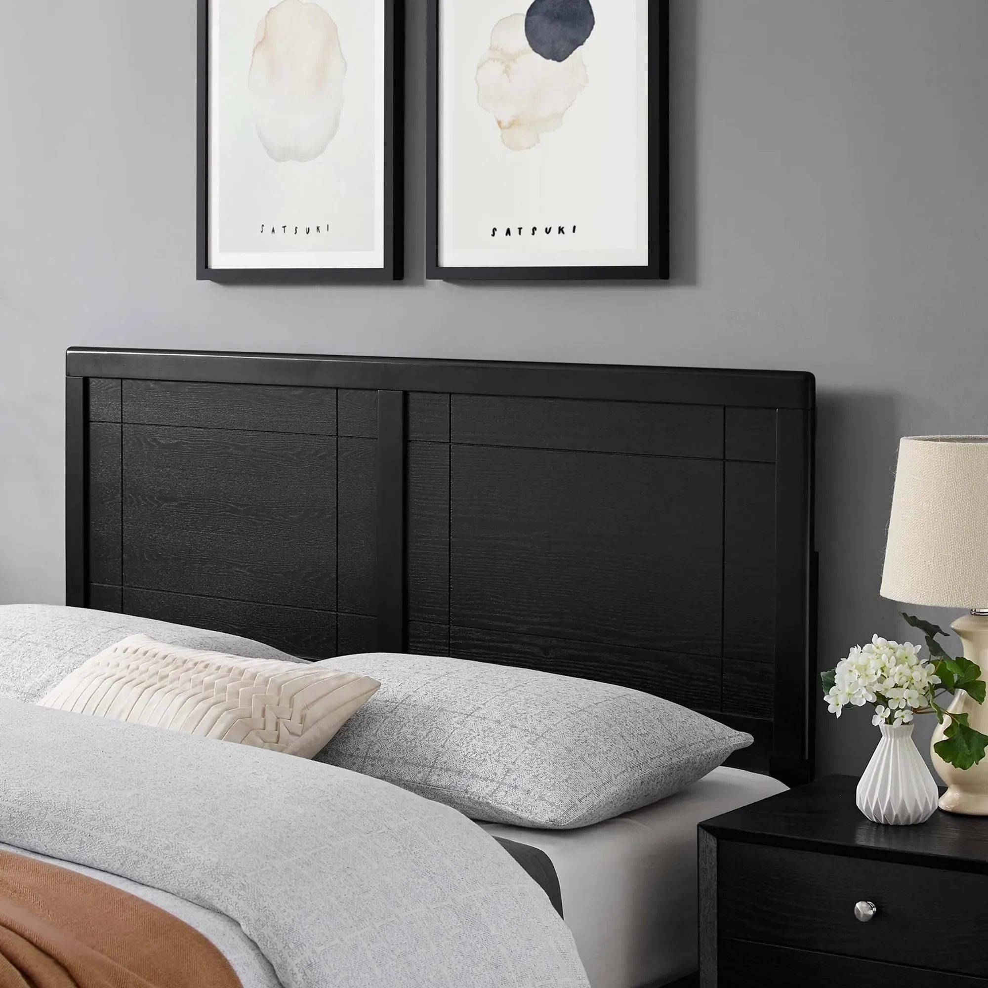 Archie Wood Headboard Modway