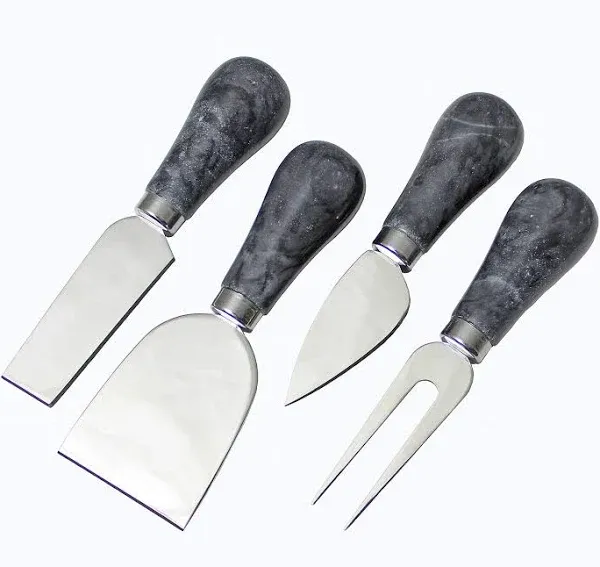 Prodyne Froma Knives Cheese Knife, Set of 4, Black