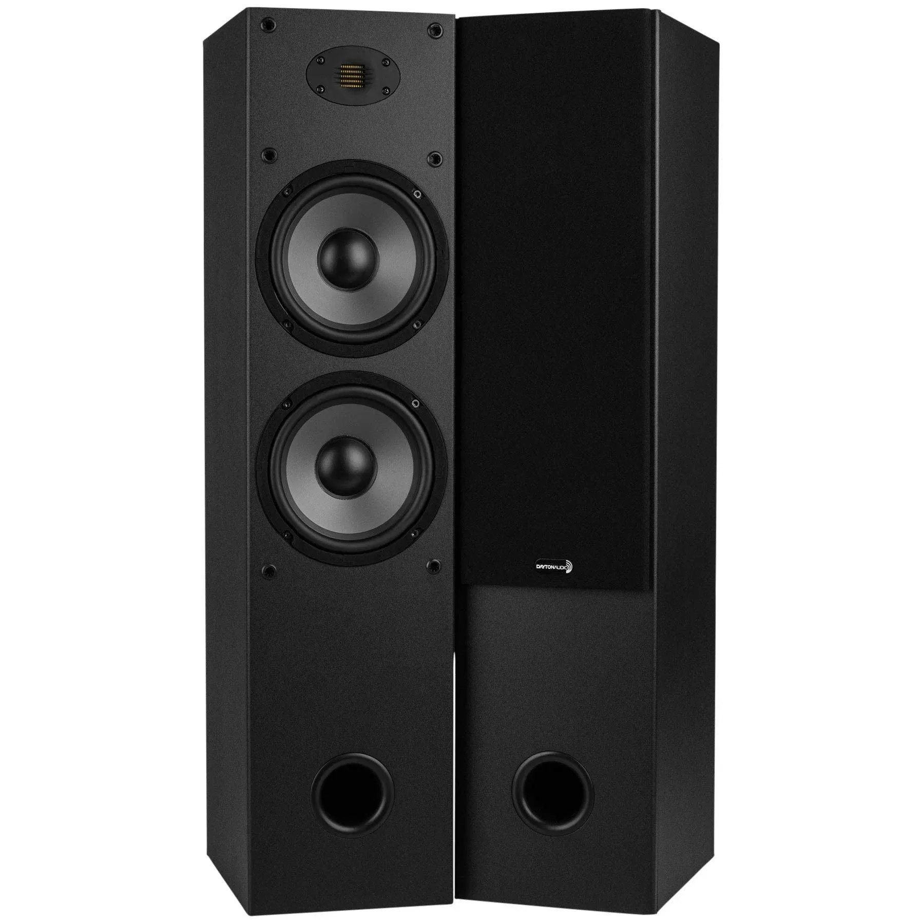 Dayton Audio -T652-AIR - Dual 6-1/2" 2-Way Tower Speaker with AMT Tweeter - Pair