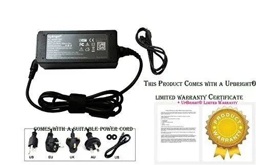 UpBright 14V AC/DC Adapter Compatible with Samsung CF390 C24F 390 C24F390F C24F390FH C27F390FHE LC24F390FHNXZA C24F390FHU C24F396FHN C24F396FH LC24F396FHNXZA C22F C22F390FH C22F390FHN Monitor Power