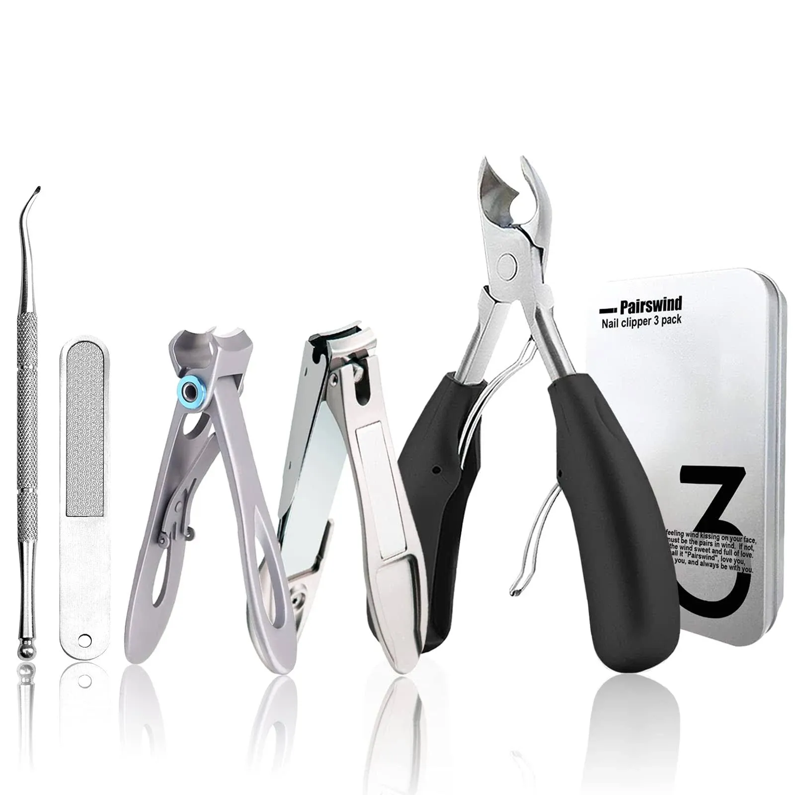 Thick Toenail Clippers, Mens Nail Clippers for Large Big Thick Nail and Toenail ...