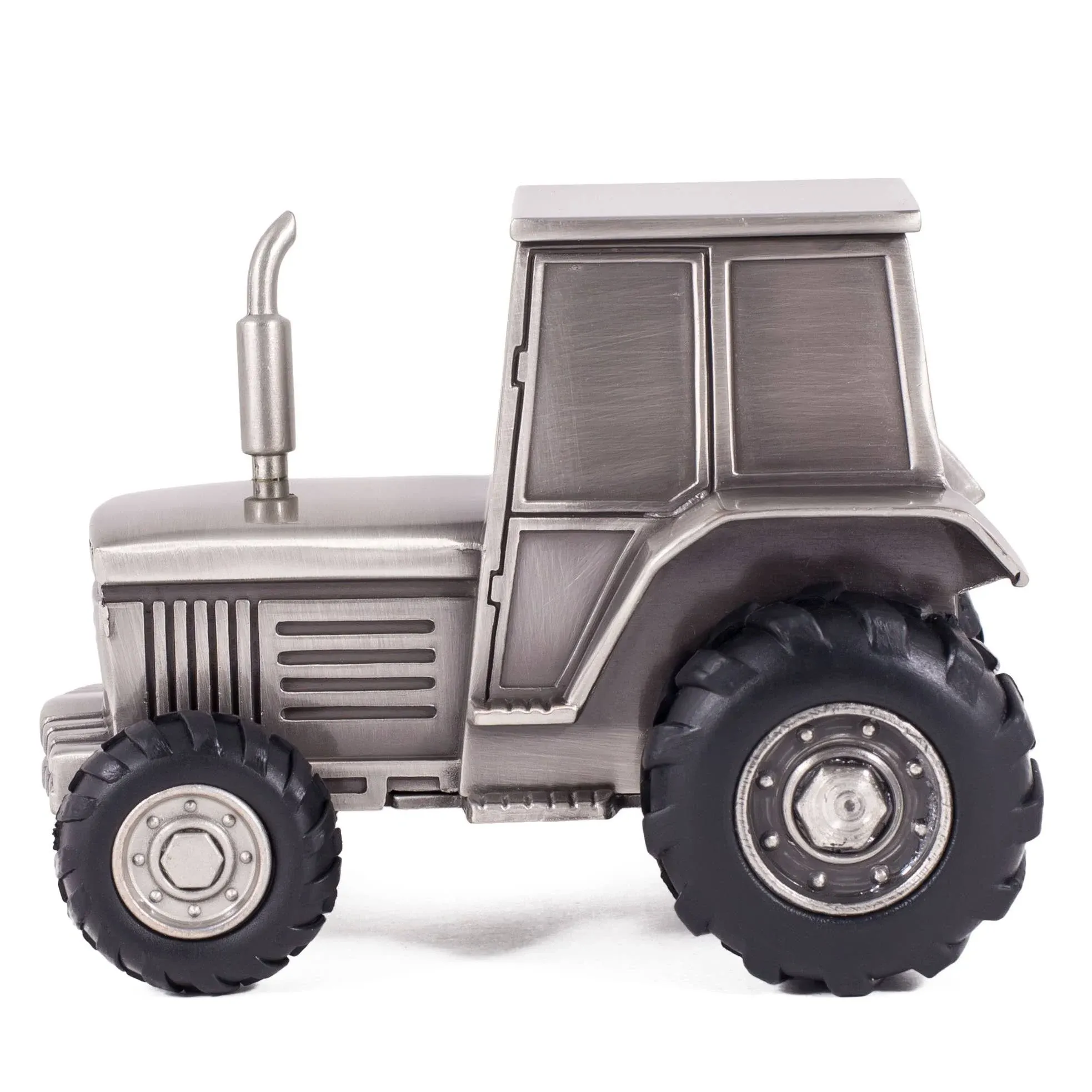 Tractor Bank, Pewter Finish 3&quot; H X 3.25&quot; W X 3.75&quot;