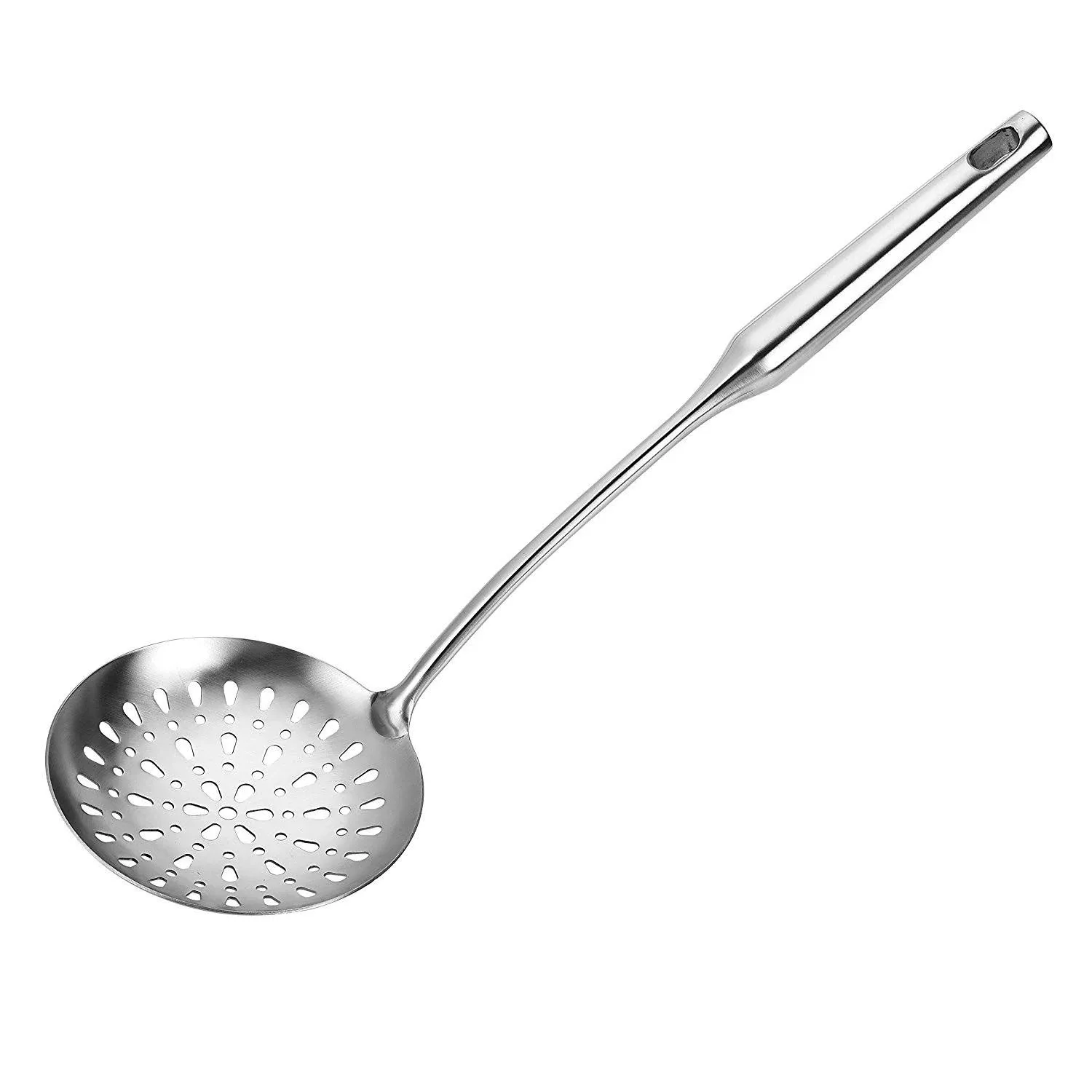 TBWHL Skimmer Slotted Spoon, Heavy Duty 304 Stainless Steel Slotted Spoon with V