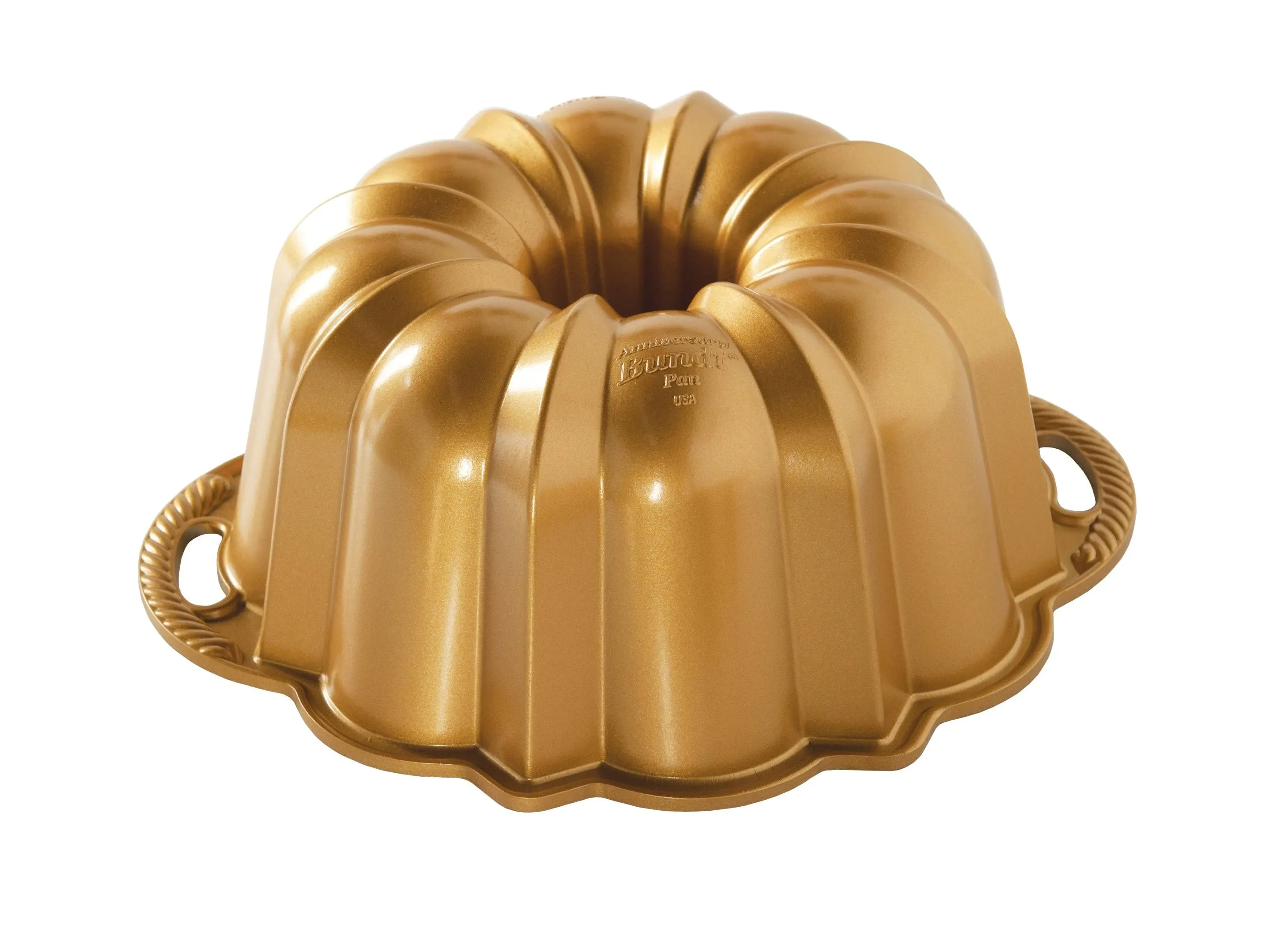 Nordic Ware Anniversary Bundt Pan - Gold