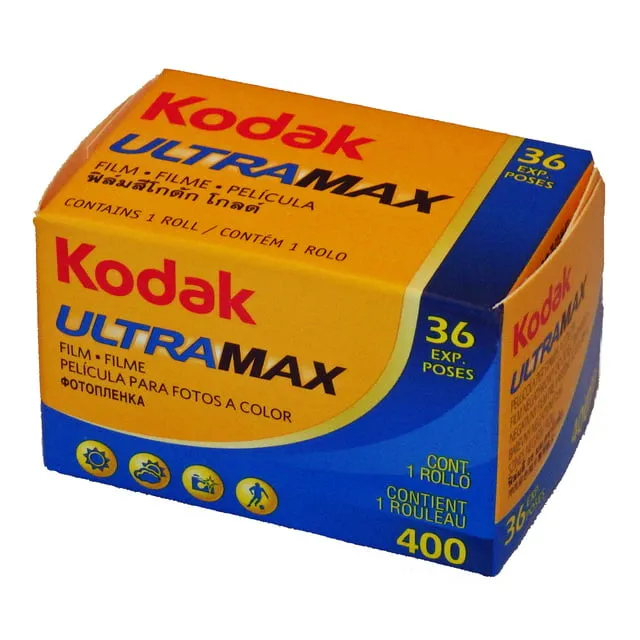 Kodak Ultramax 400 Color Negative Film (ISO 400) 35mm 24-Exposures - 2 Pack (2 Items)