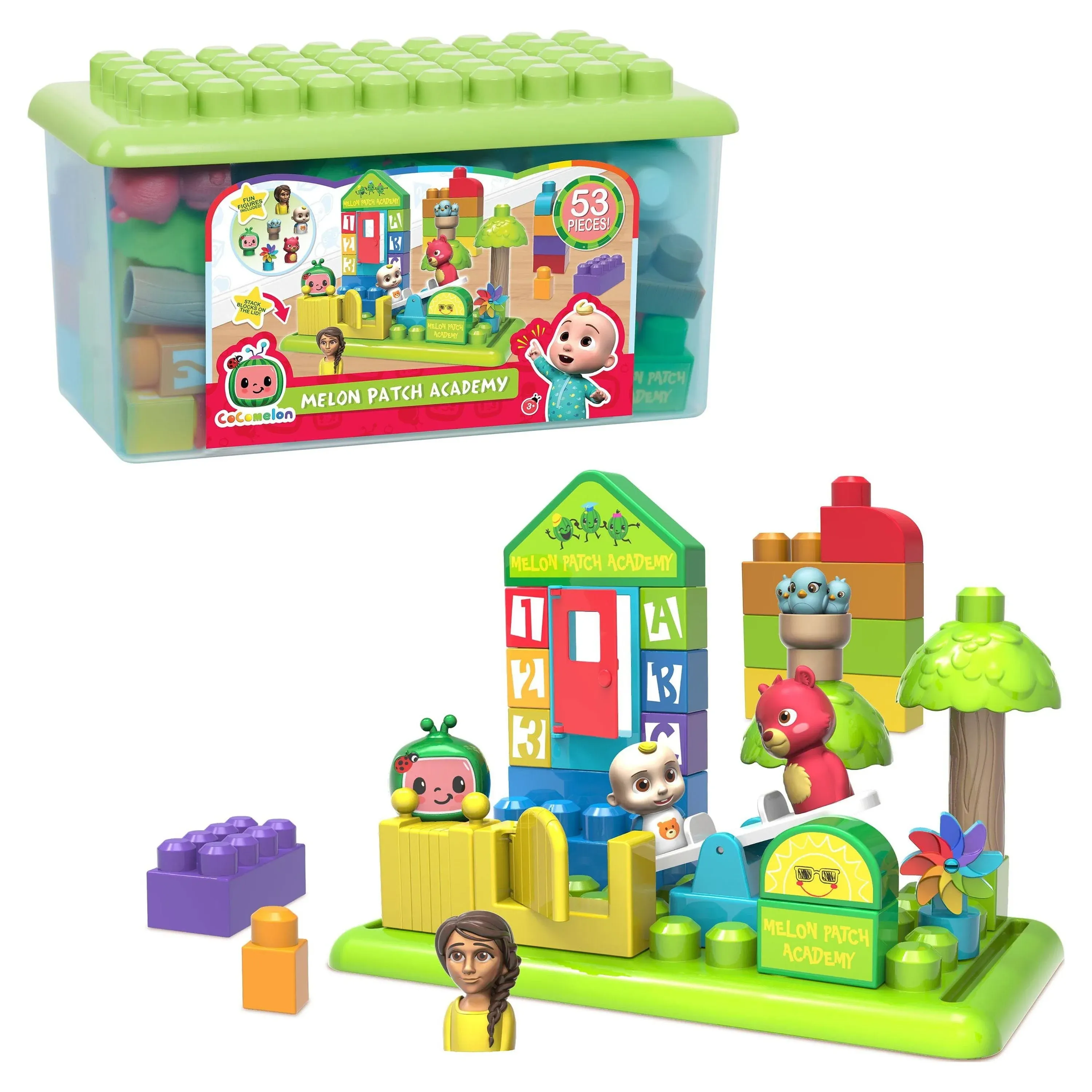 Cocomelon Patch Academy, 53 Large Building Blocks