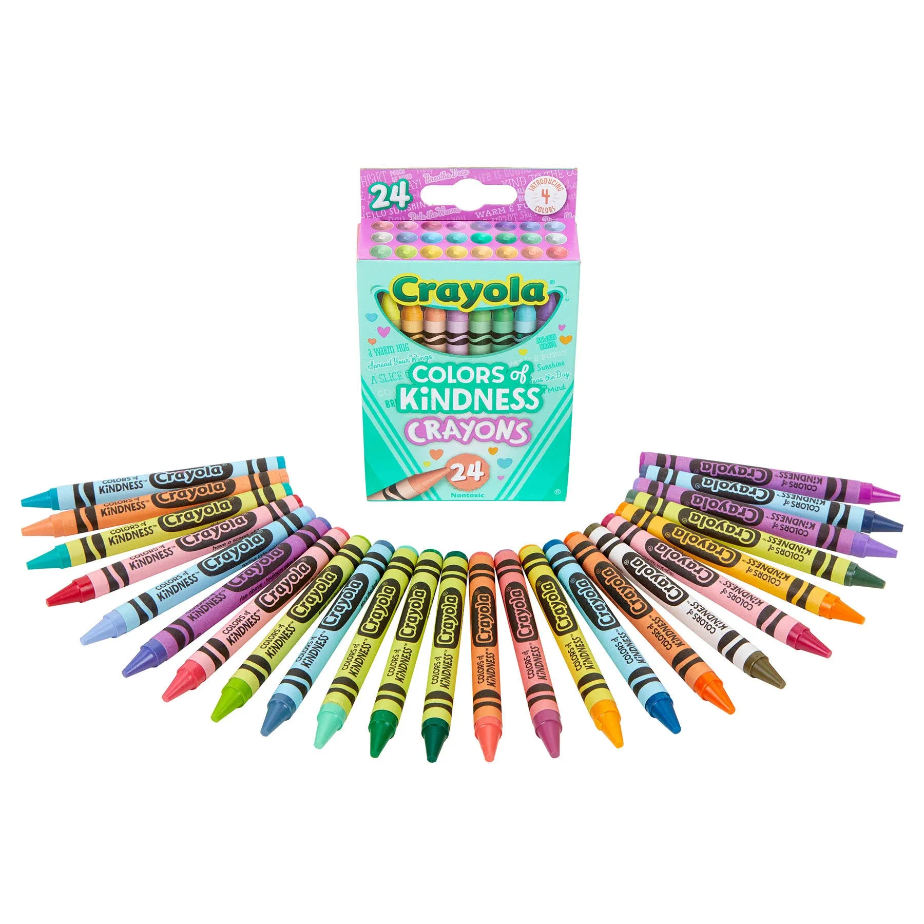 24 Ct Colors Of Kindness Crayons (Pack of 12) | ShelHealth