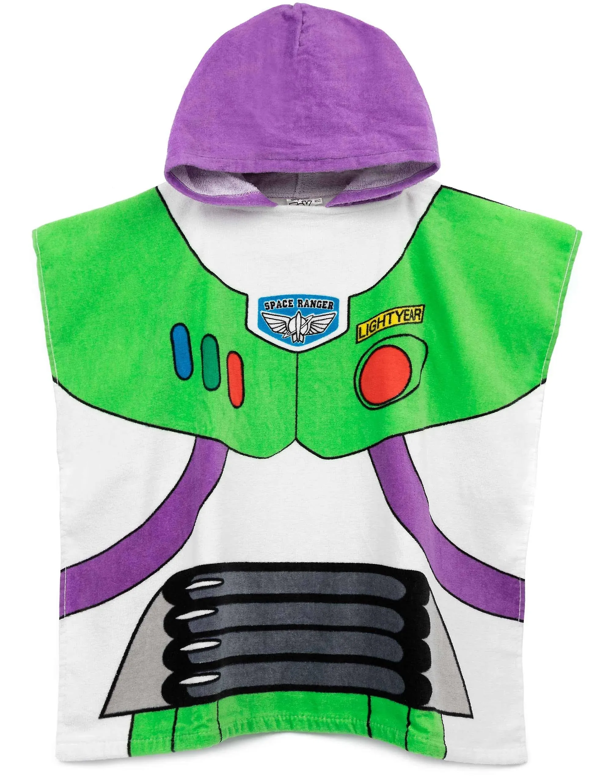 Disney Multicoloured Buzz Lightyear Poncho Towel (Boys)  | eBay