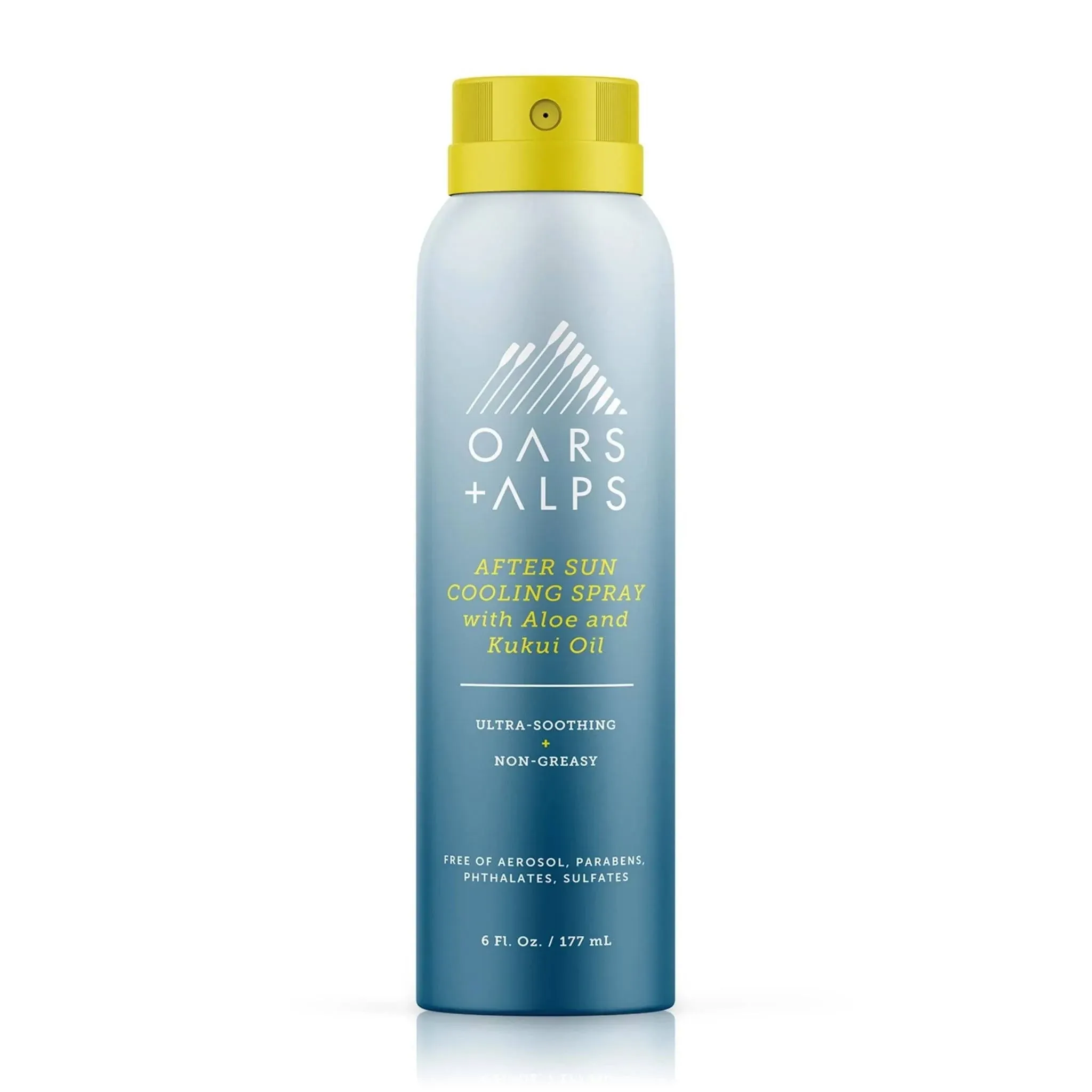 Oars + Alps After Sun Cooling Spray, Includes Aloe Vera and Niacinamide with a Green Tea Scent, 6 Fl Oz