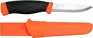 Morakniv Companion Heavy Duty Knife with Sandvik Carbon Steel Blade, 0.125/4.1-Inch