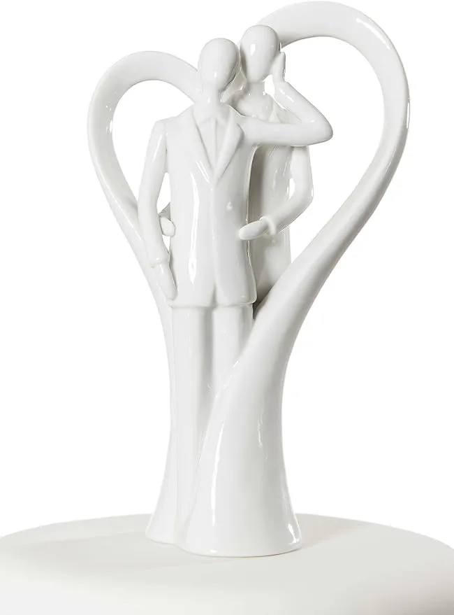 Wedding Collectibles Gay Silhouette of Love Wedding Cake Topper