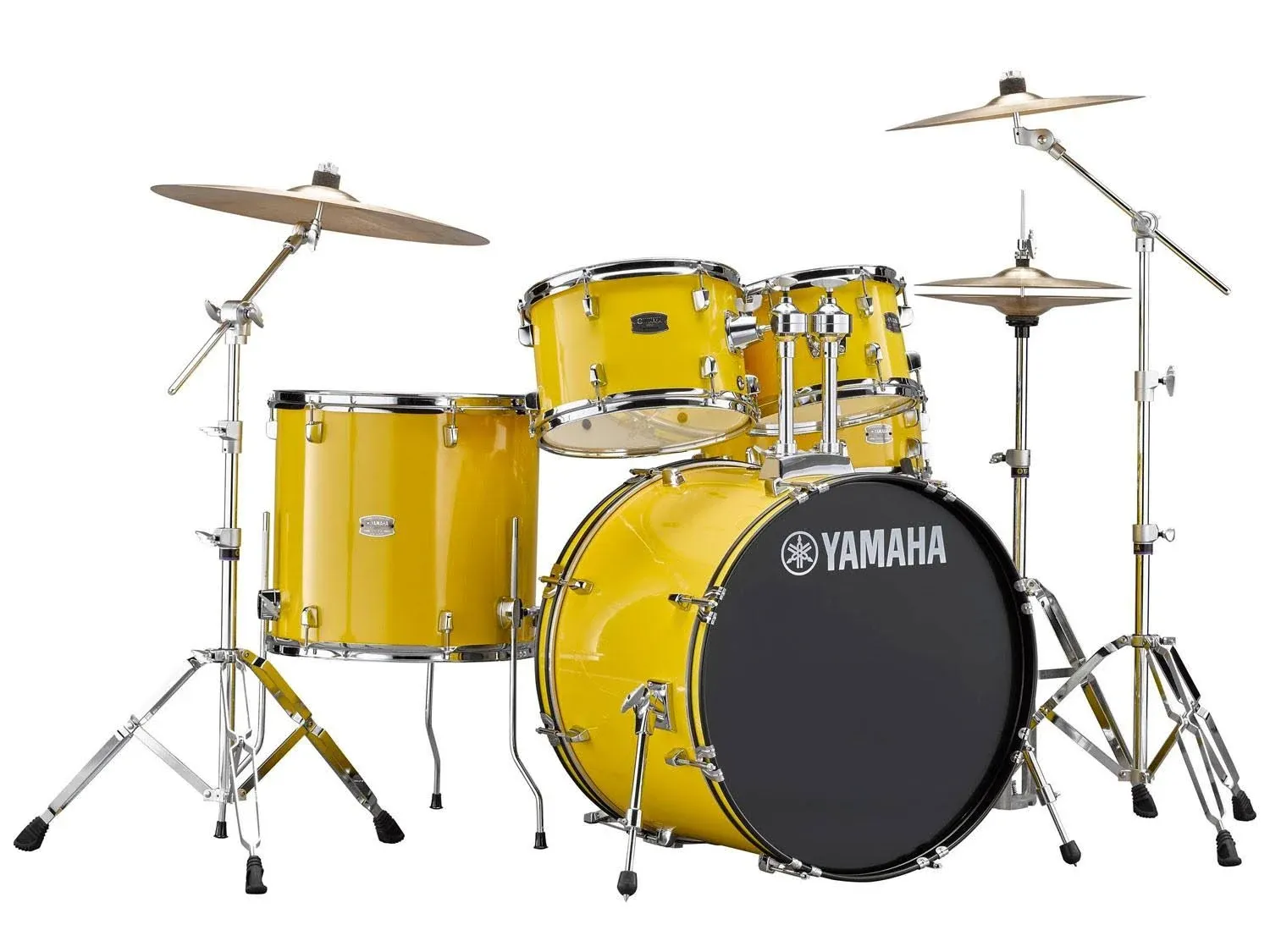 Yamaha Rydeen 5pc Shell Pack with 22" Bass Drum, Mellow Yellow