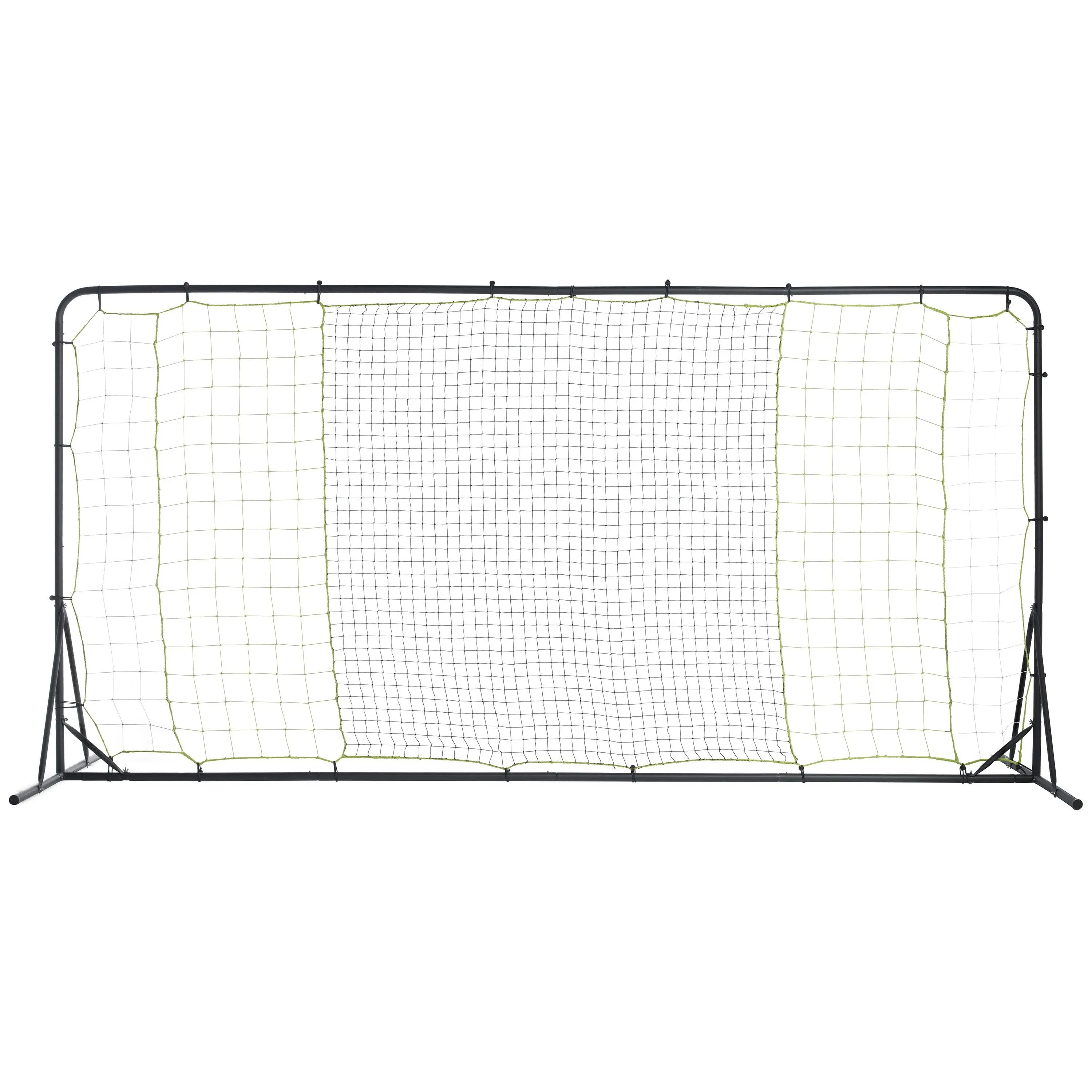 Franklin Sports Soccer Rebounder - Tournament Steel Soccer Rebounding Net - Perfect for Backyard Soccer Practice and Soccer Training – 12’ x 6’ & 6’ x 4’