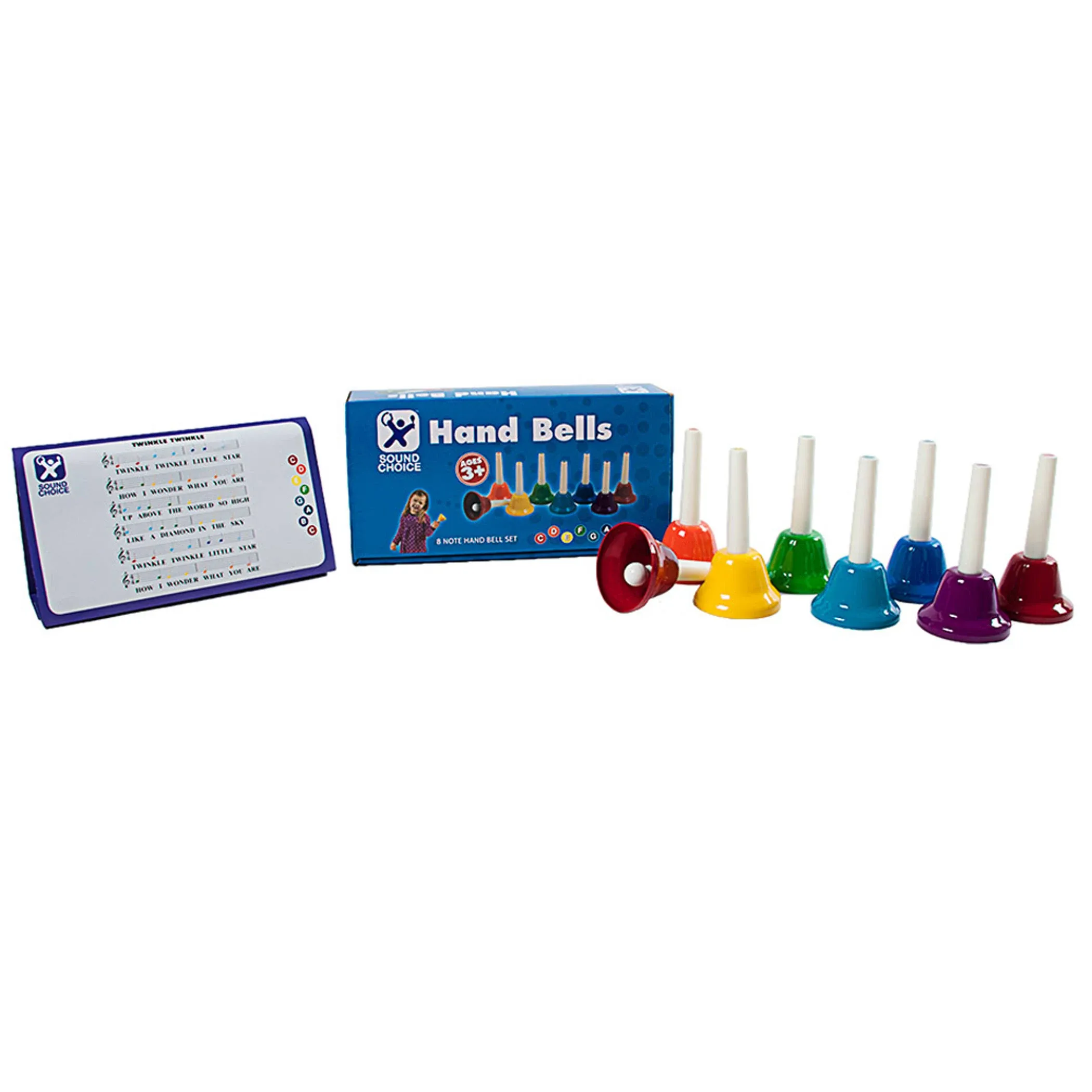 Westco Educational Products Handbells, 8 Note Diatonic Set