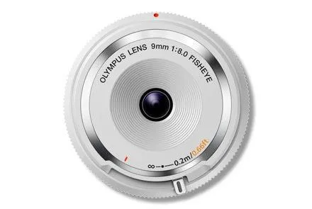 Olympus BCL-0980 9mm Fisheye White Body Cap Lens