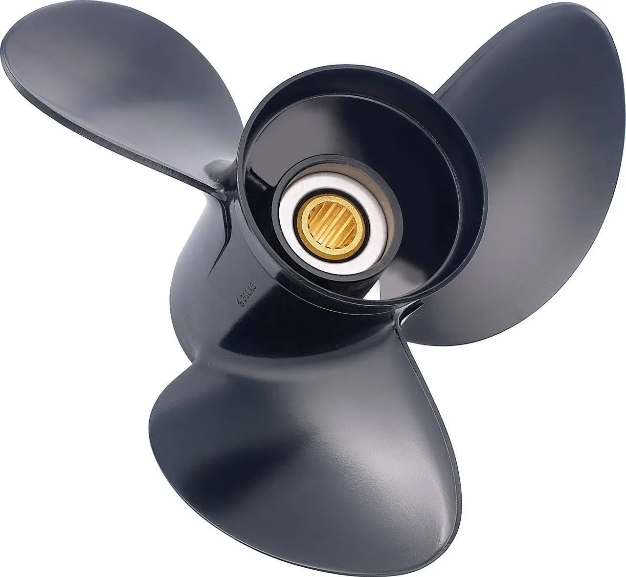 Solas 3-Blade Propeller, Pressed Rubber Hub / Aluminum, 10.1 dia x 13 pitch, RH