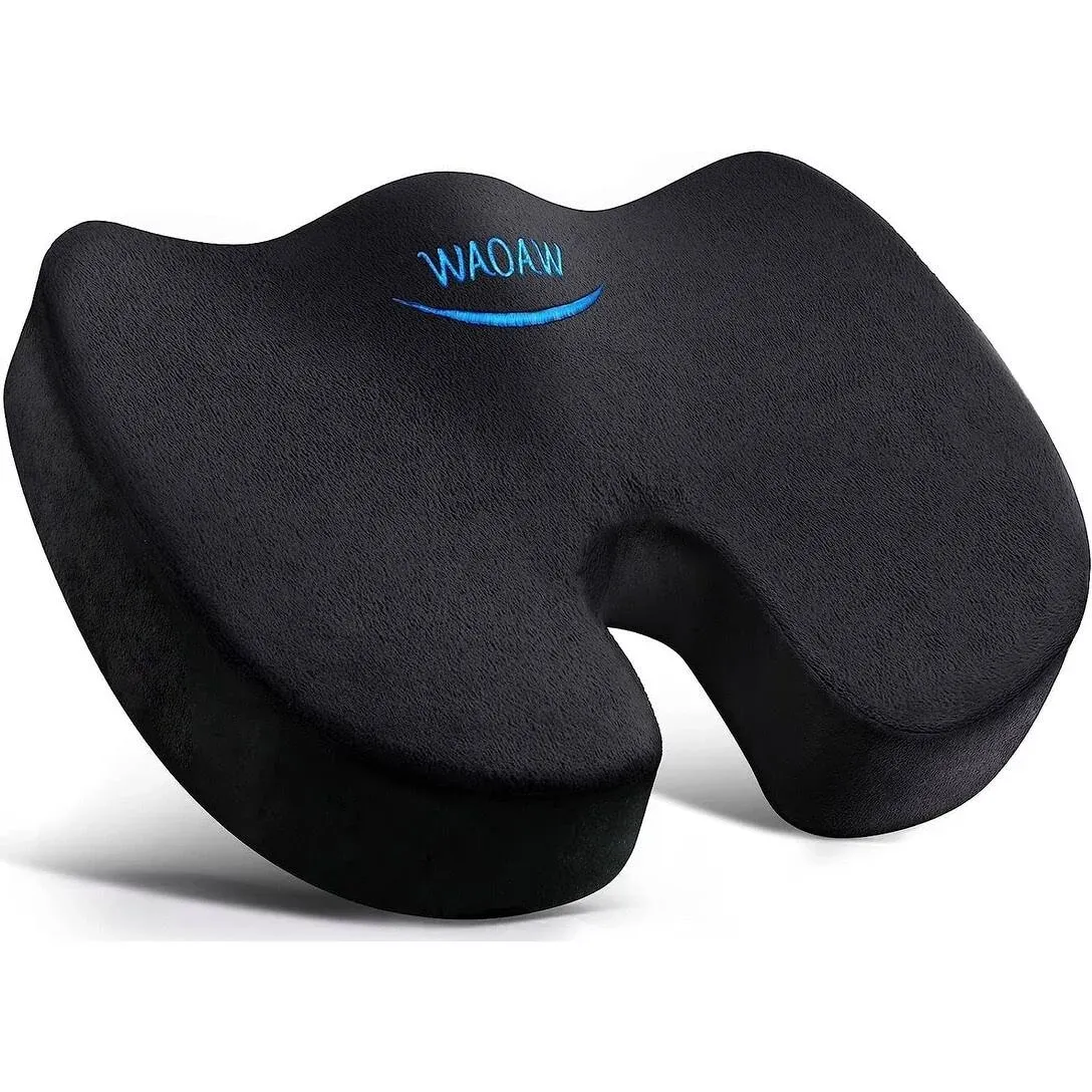 Seat Cushion, Office Chair Cushions Butt Pillow for Car Long Sitting, Memory Foa