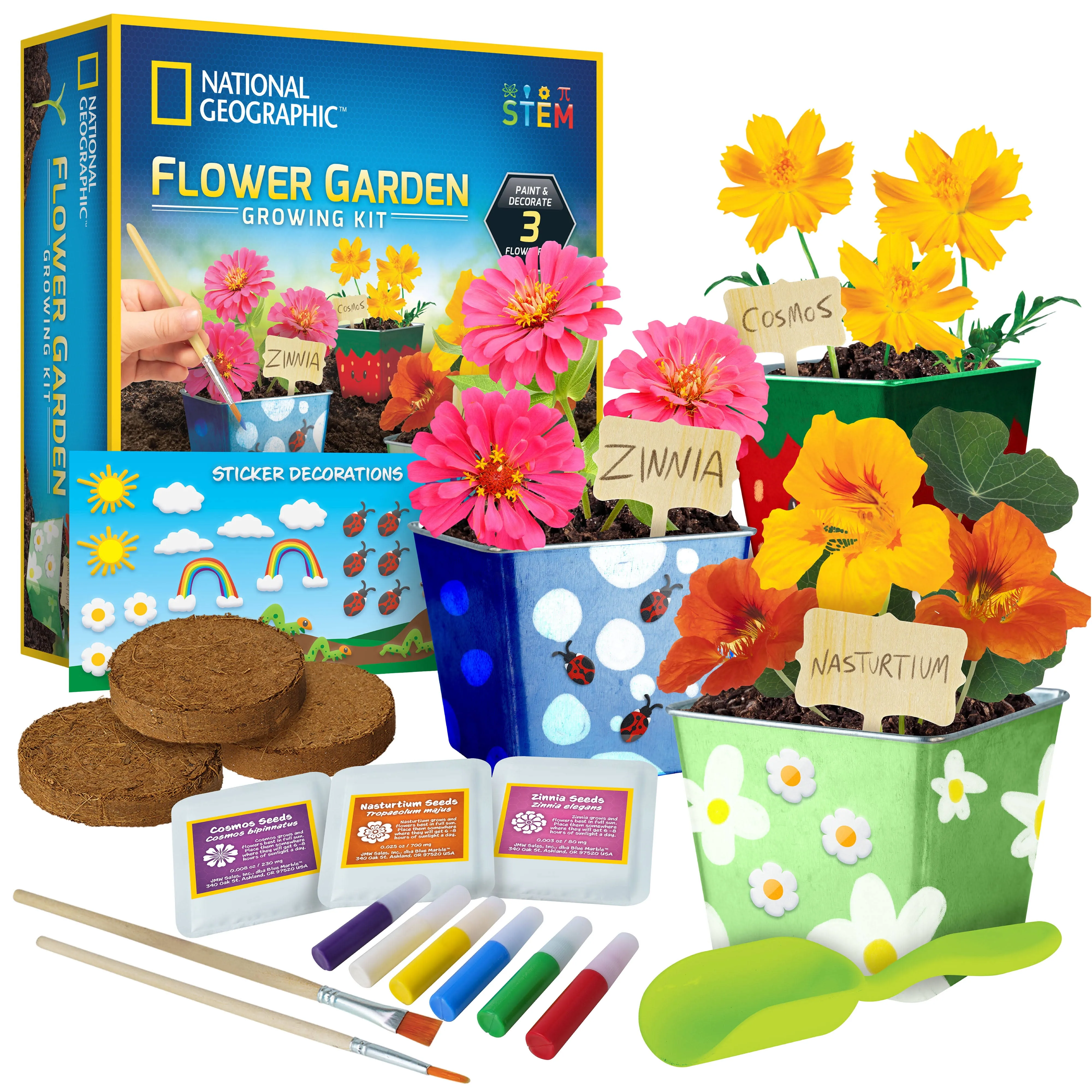 National Geographic Flower Garden Growing Kit