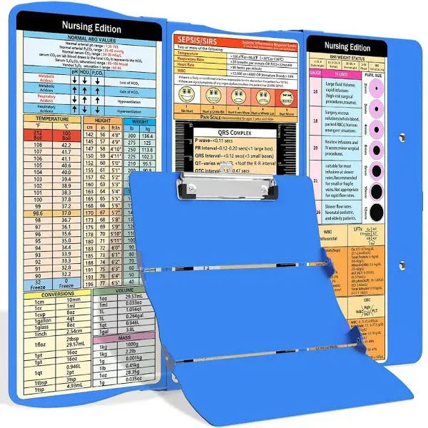 Folding Clipboards Nursing Clipboard Foldable: Medical Clipboards with Nursing E