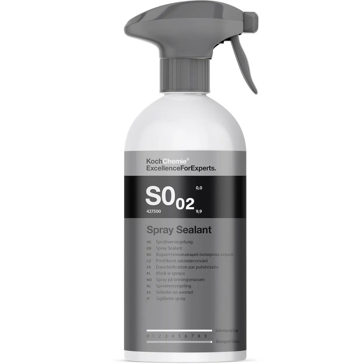 Koch-Chemie - Spray Sealant - Easily Create a Hydrophobic and High-Gloss Painted Surface; Visible Color Deepening; Perfect Water Beading Effect; Easy to Use Spray Application (500 milliliters)