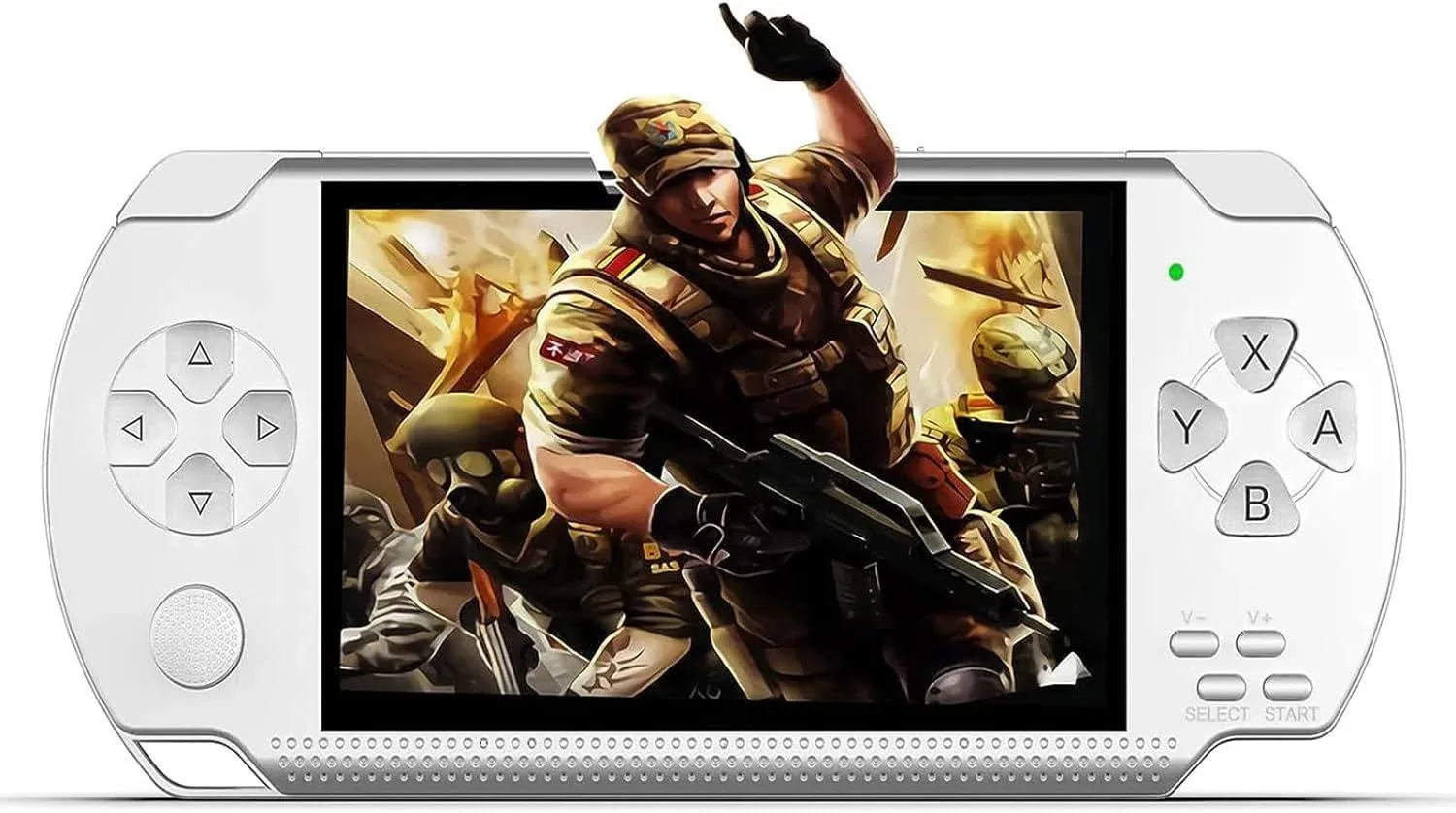 Handheld Game Console, Built-in 1200 Games 4.3’’ HD Screen Retro Gaming Syste...