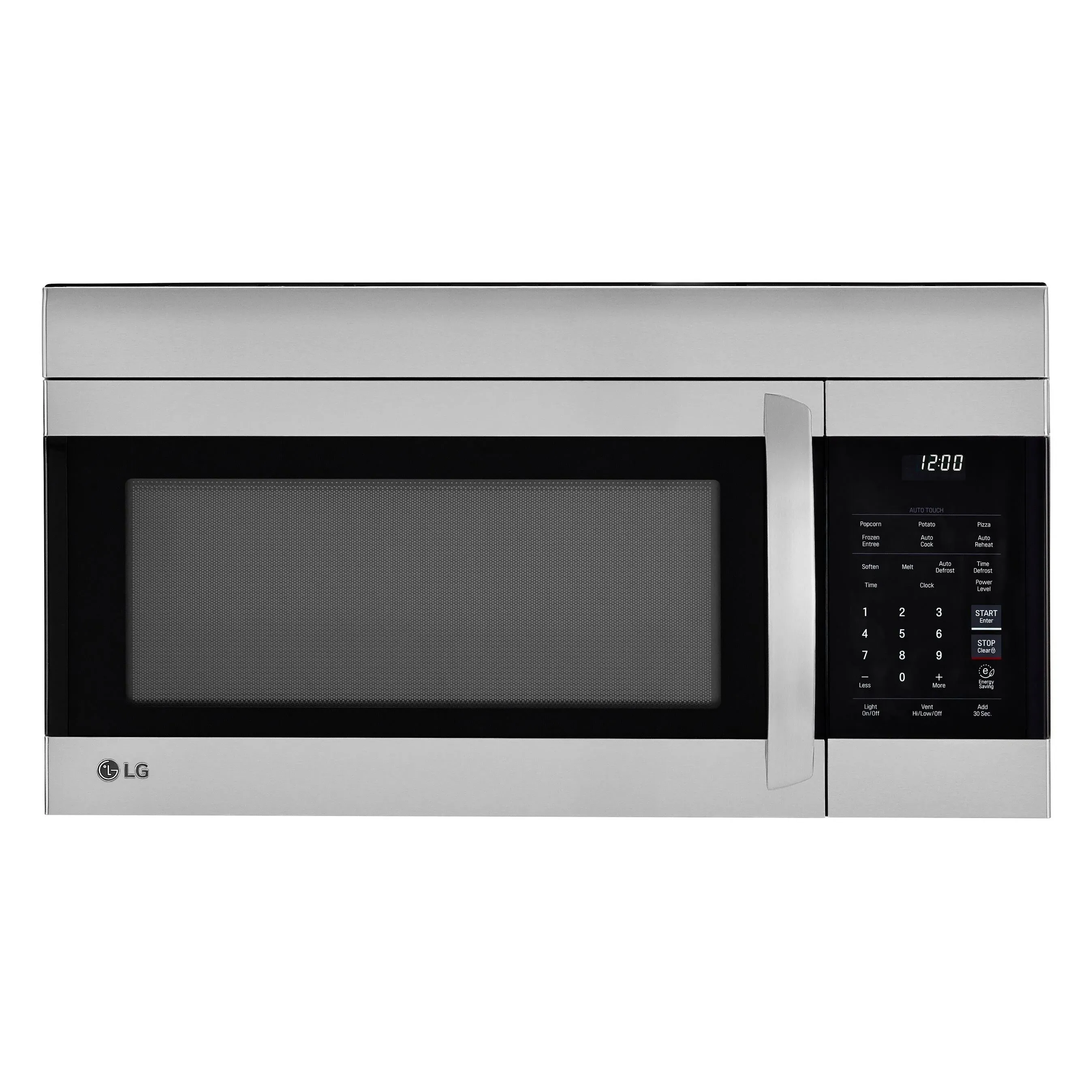 LG EasyClean 1.7-cu ft 1000-Watt Over-the-Range Microwave with Sensor Cooking (Stainless Steel)