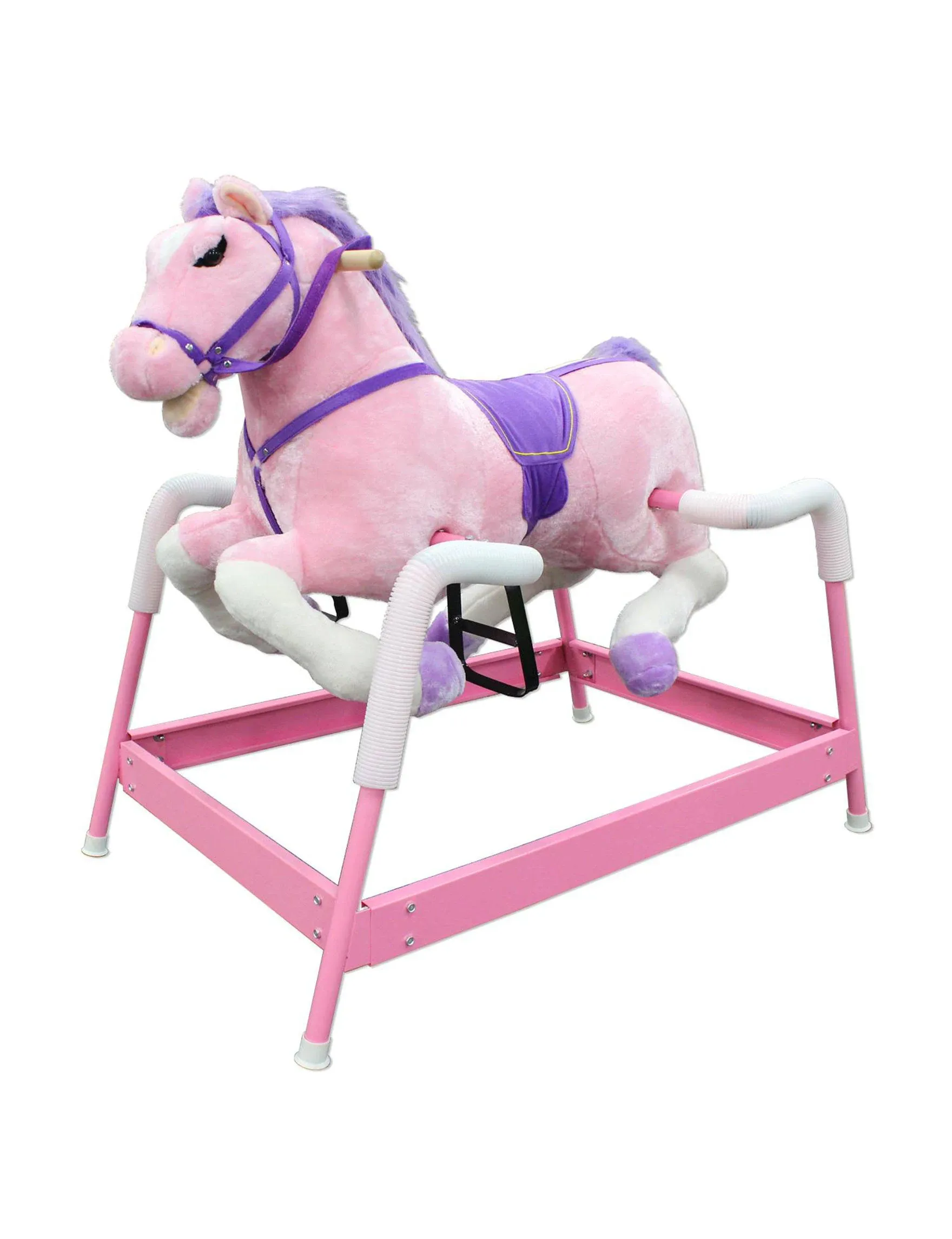 Ponyland Spring Pink Horse with Sound for Girls Ages 3 Years and up