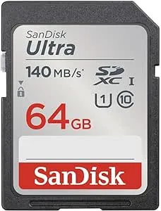 SanDisk Ultra 64GB 2‑pack SDXC UHS-I Class 10 Memory Card