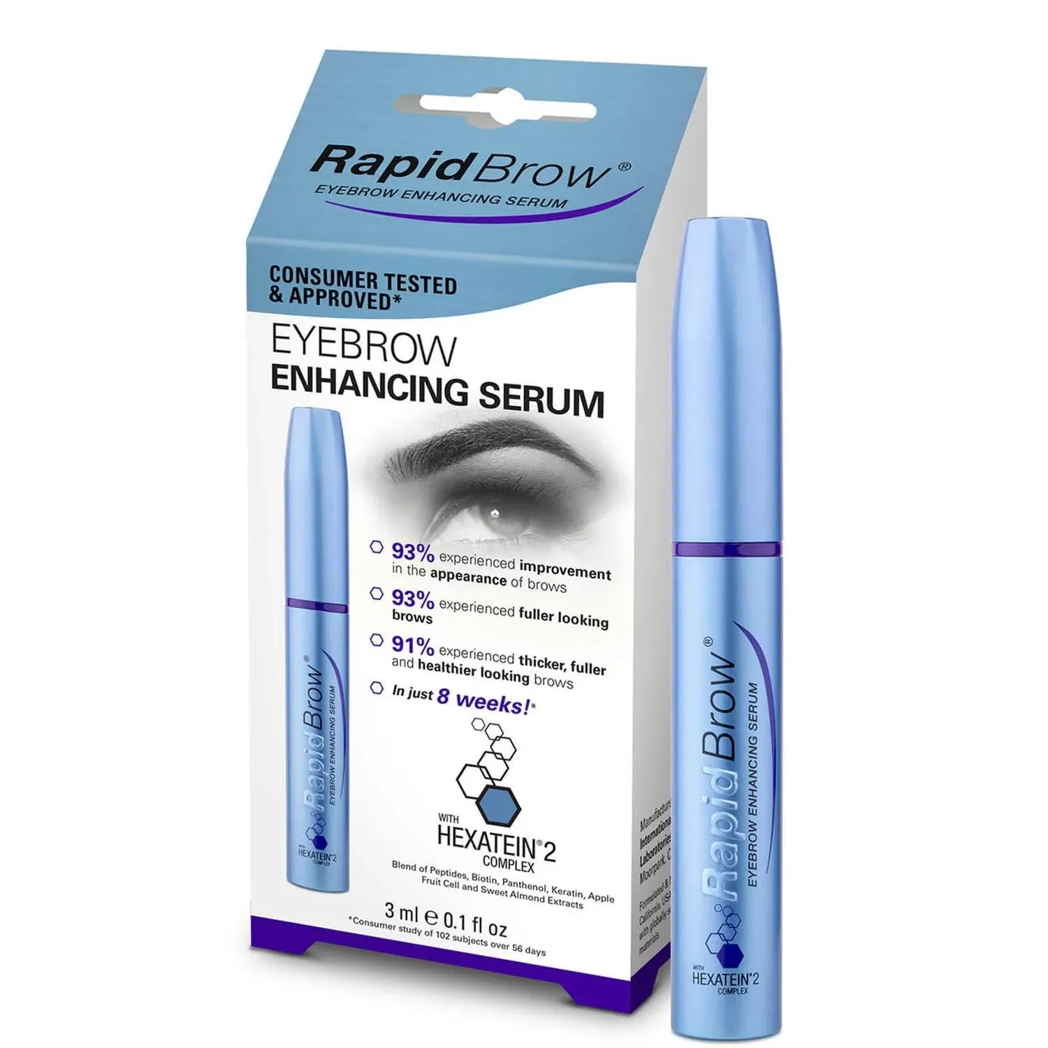 RapidLash, Eyebrow Enhancing Serum, 0.1 fl oz (3 ml)